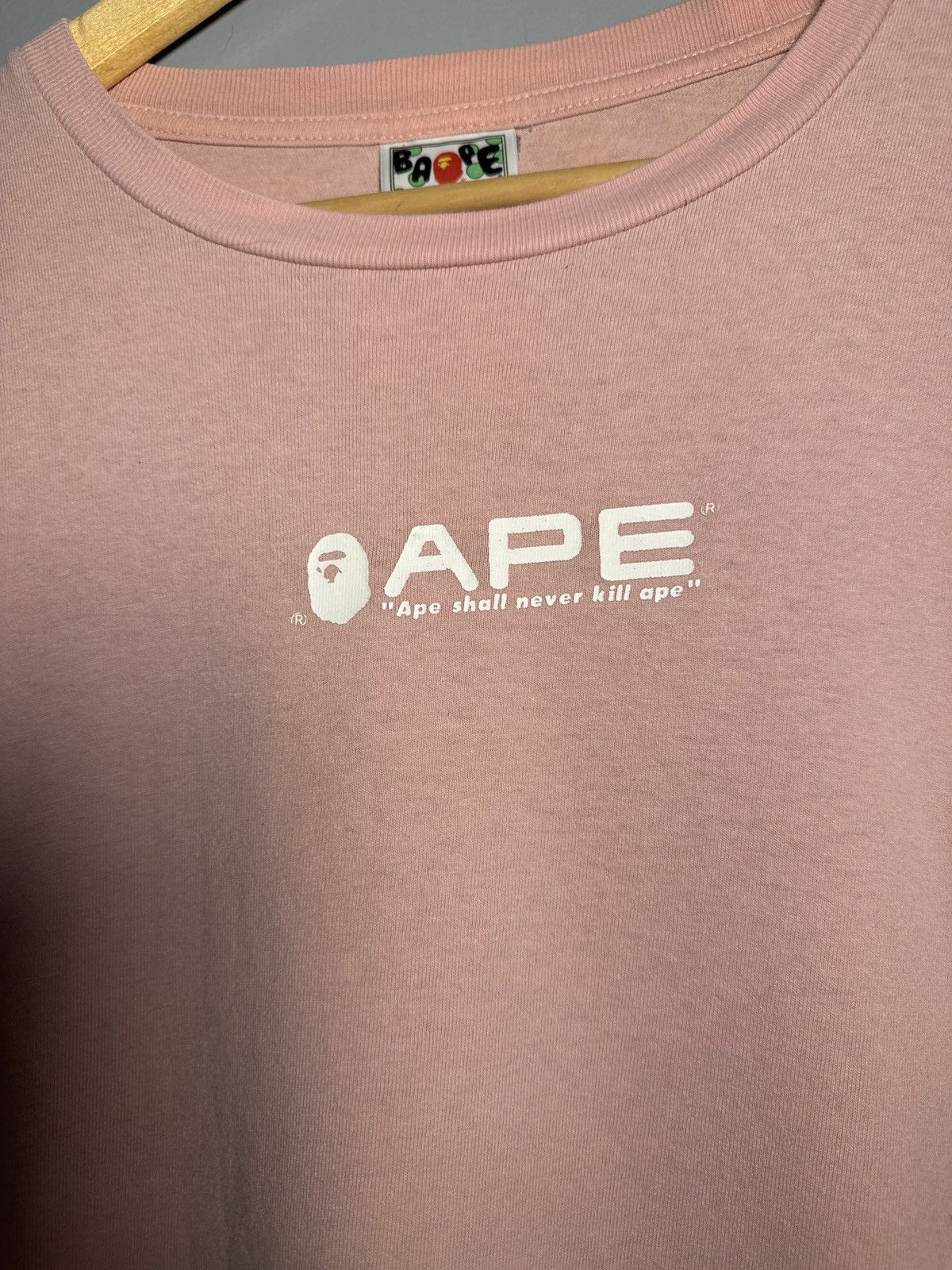 Bape Bape “ape shall never kill ape” long sleeve Size US M / EU 48-50 / 2 - 4 Thumbnail