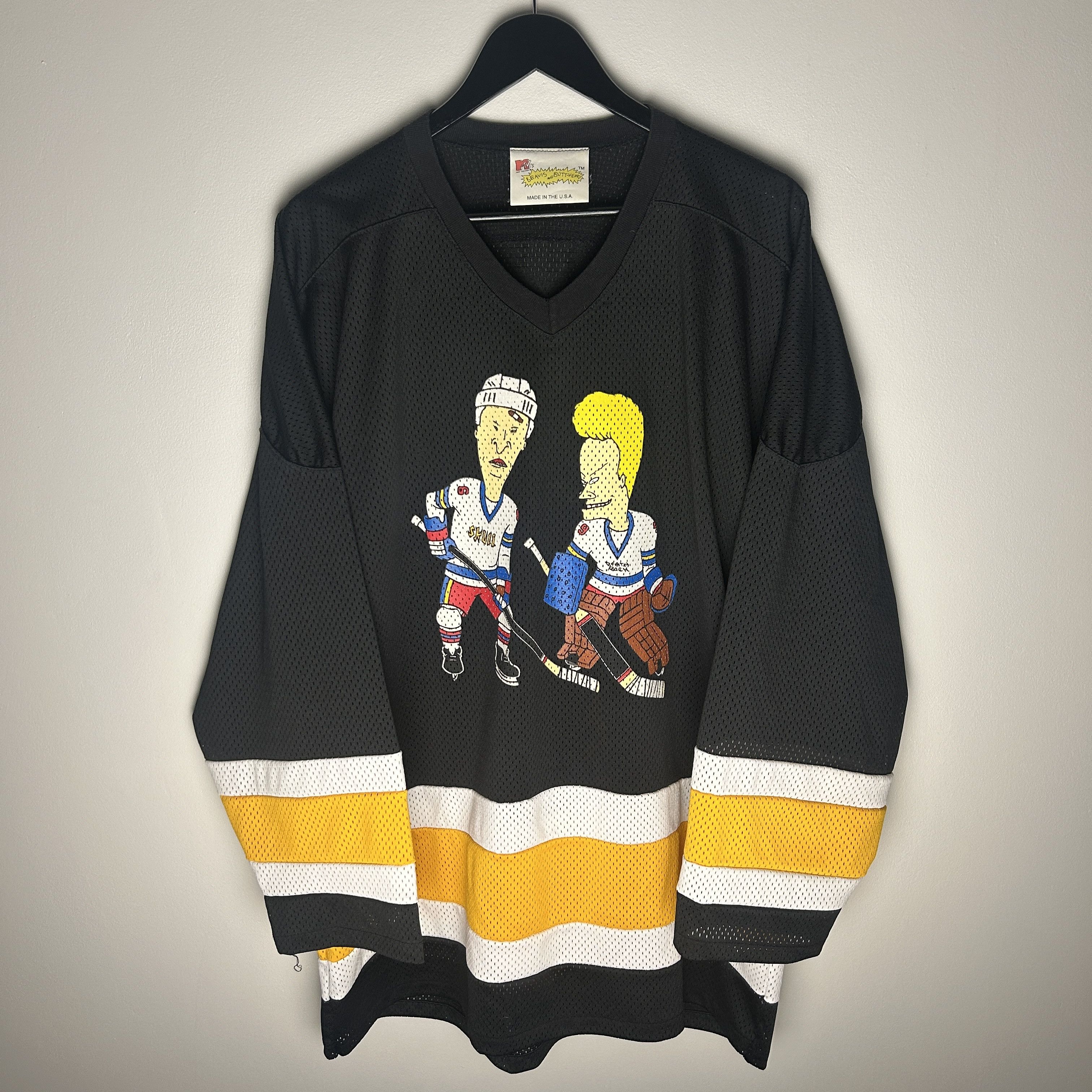 Vintage Vintage Beavis And Butt-head MTV 1998 Jersey Size US XL / EU 56 / 4 - 1 Thumbnail