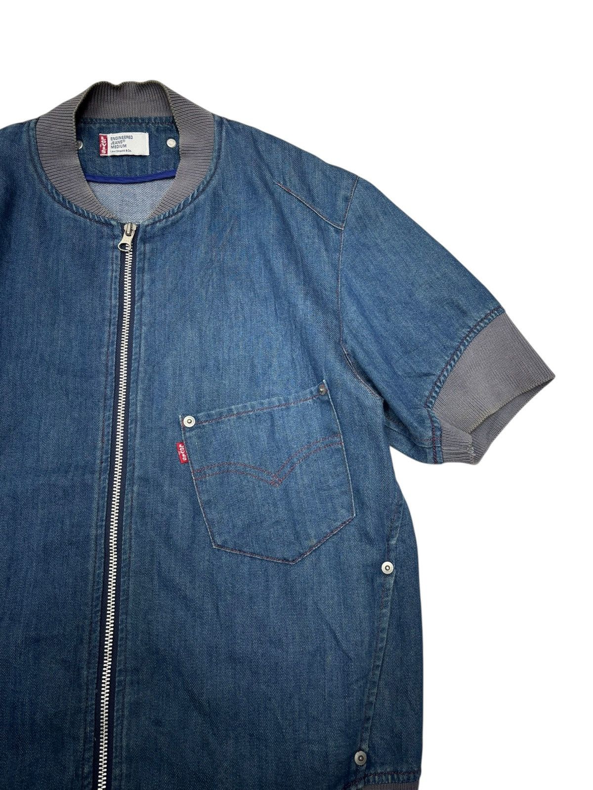 Levi's LEVIS ENGINEERED DENIM BLOUSON SHORT SLEEVE ZIP UP Size US M / EU 48-50 / 2 - 7 Thumbnail