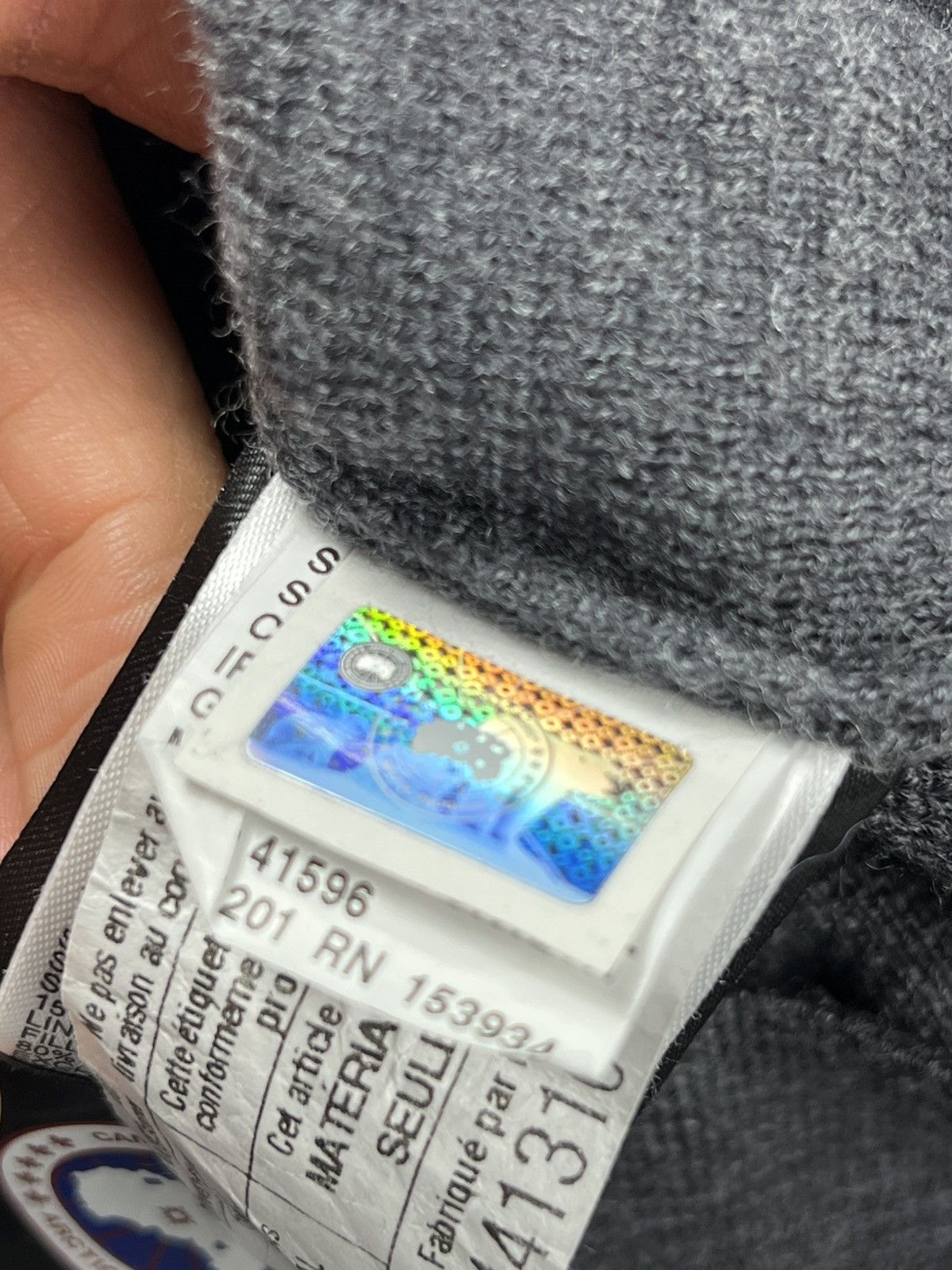 Canada Goose Canada Goose Hybridge Grey Knit Anorak Size M Size US M / EU 48-50 / 2 - 6 Thumbnail