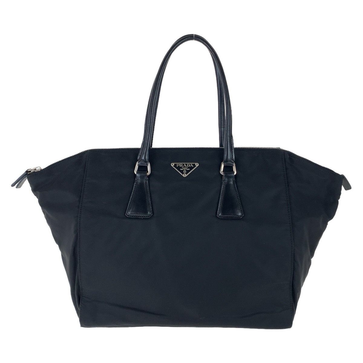 Prada Prada Prada Nylon/Leather Tessuto Tote Bag Canvas Tote Bag in Very Good Condition Size ONE SIZE - 1 Thumbnail