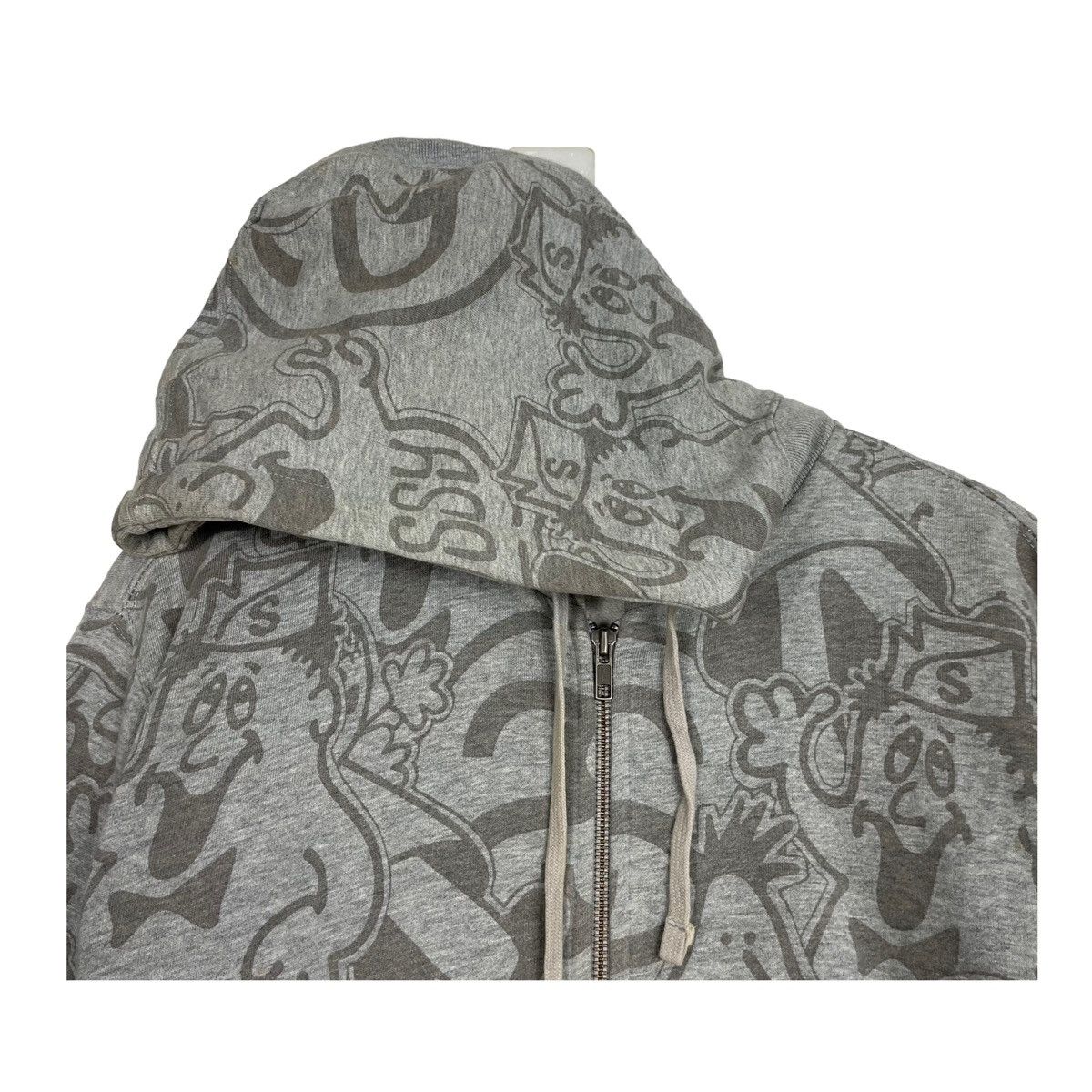 Stussy 💥STUSSY CLOWN CARTOON OVERPRINTS HOODIE Size US L / EU 52-54 / 3 - 4 Thumbnail