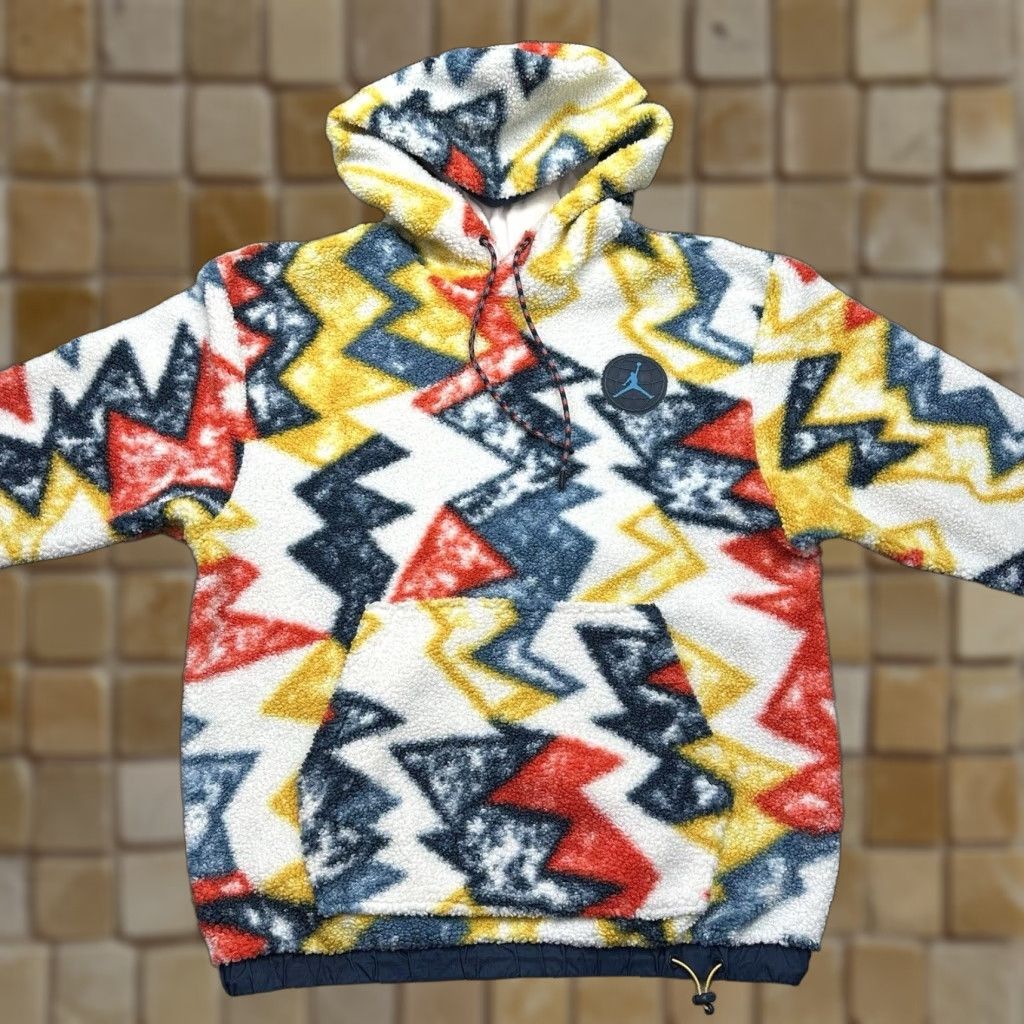 Nike Nike Air Jordan DH1110-133 Mens Medium Classic Fleece Popover Hoodie Sweatshirt Size US M / EU 48-50 / 2 - 1 Thumbnail