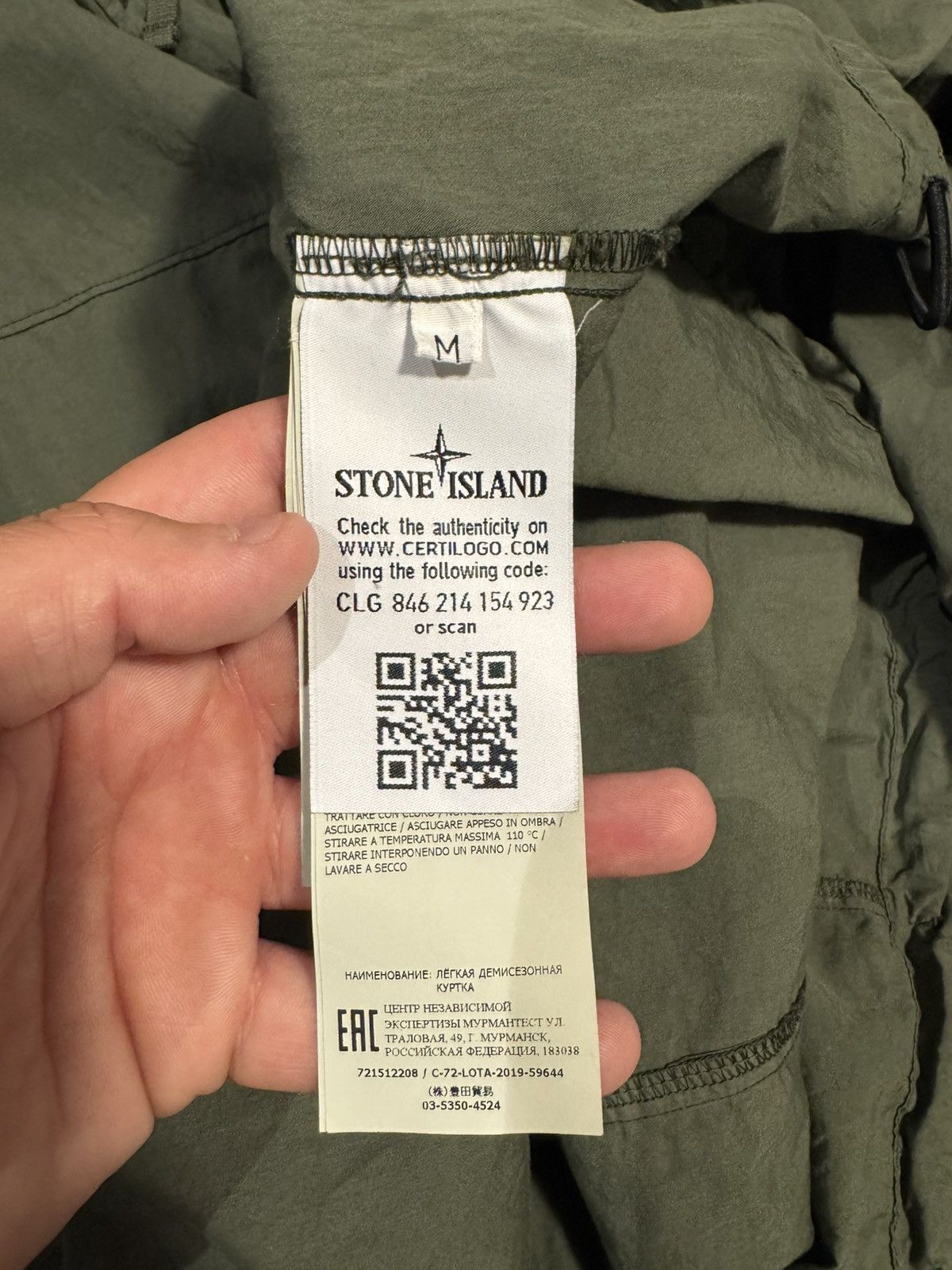 Stone Island 🔥600$ Stone Island Logo-Patch Hooded Overshirt.SI Overshirt Size US M / EU 48-50 / 2 - 11 Thumbnail
