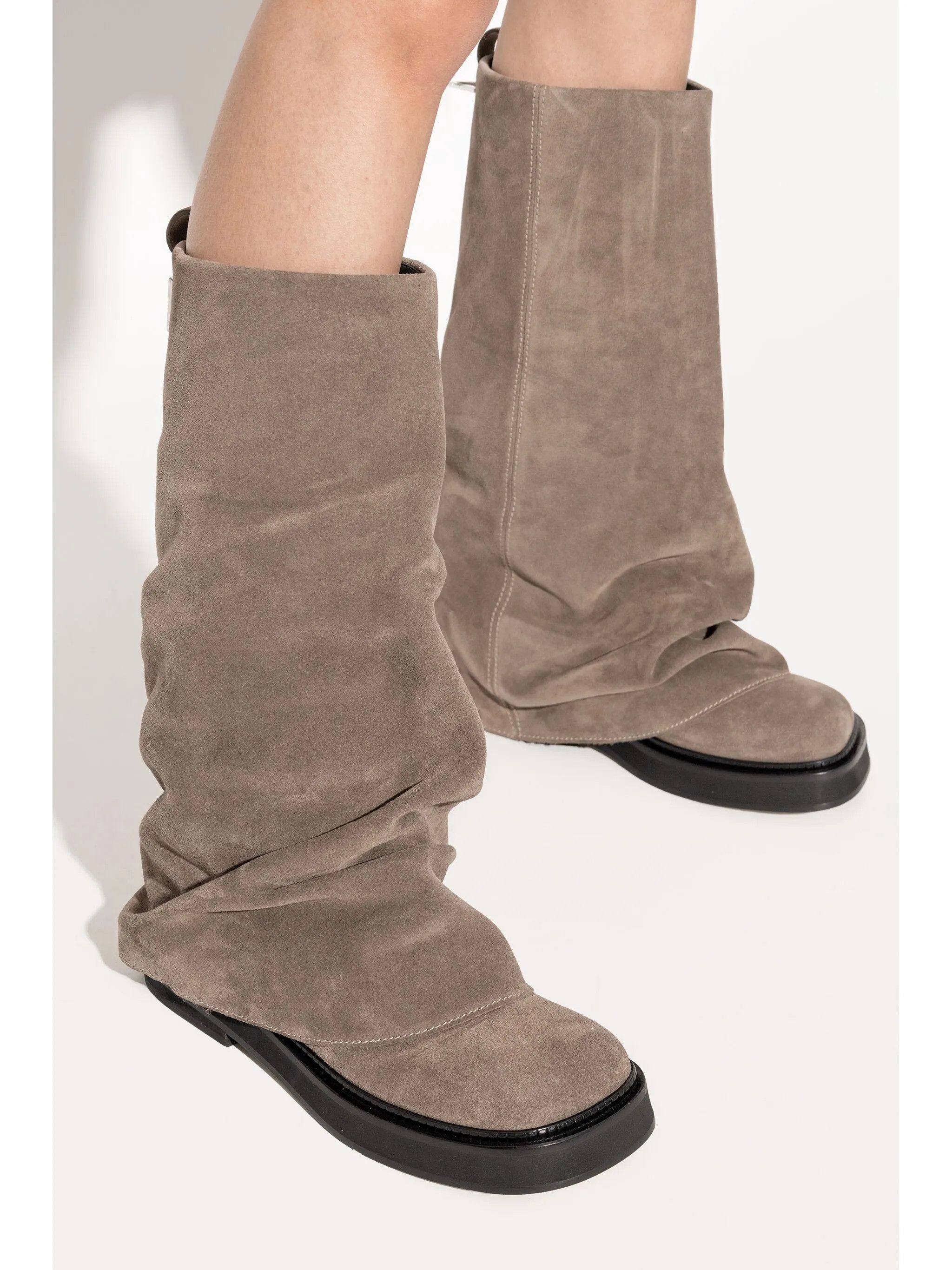 The Attico o1s22i1n0325 Robin Boots in Taupe Size US 11 / IT 41 - 2 Thumbnail