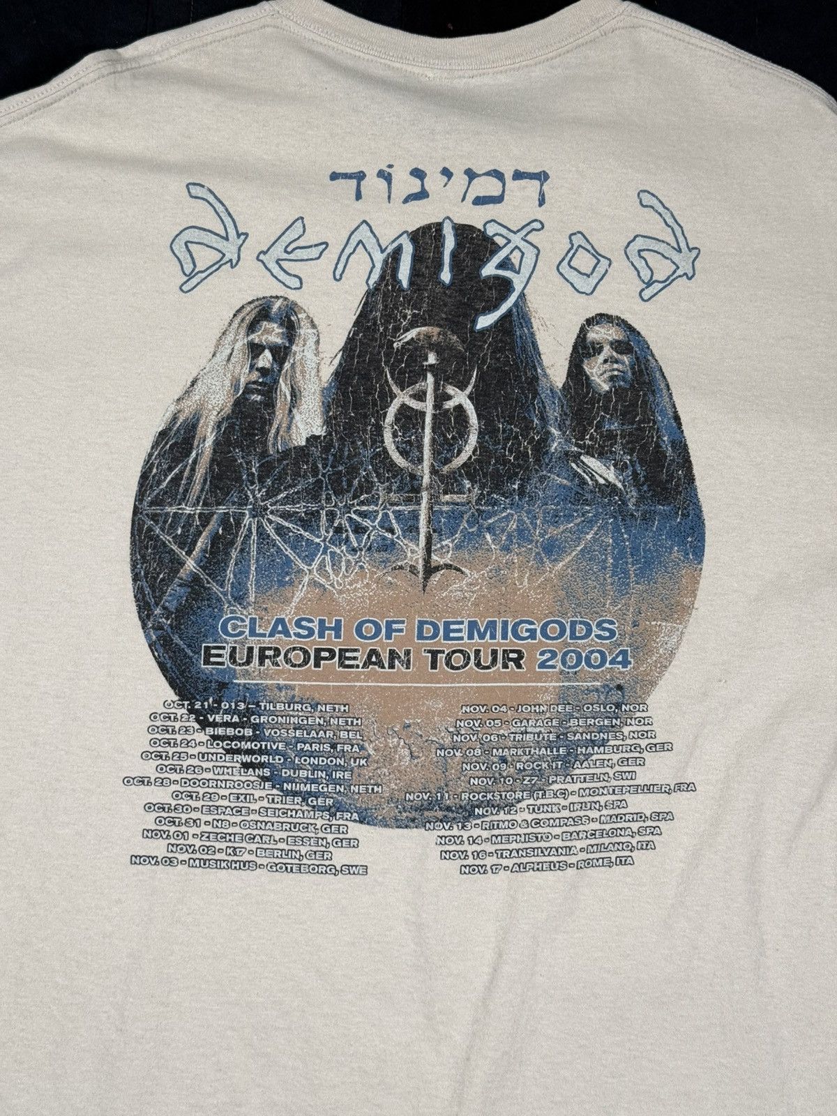 Band Tees × Vintage Behemoth “Clash of the Demigods” Tour Tee Size US XL / EU 56 / 4 - 4 Thumbnail