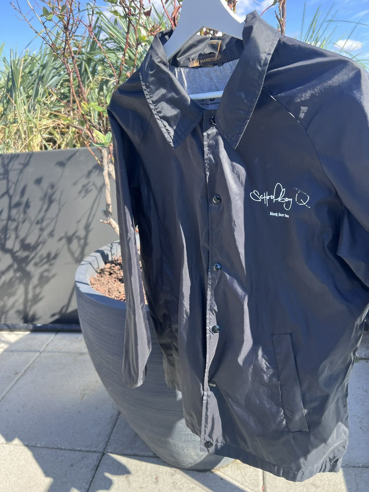 Rap Tees × Top Dawg Entertainment × Vintage Schoolboy Q Blank Face Tour Coaches Jacket Windbreaker Size US S / EU 44-46 / 1 - 5 Thumbnail