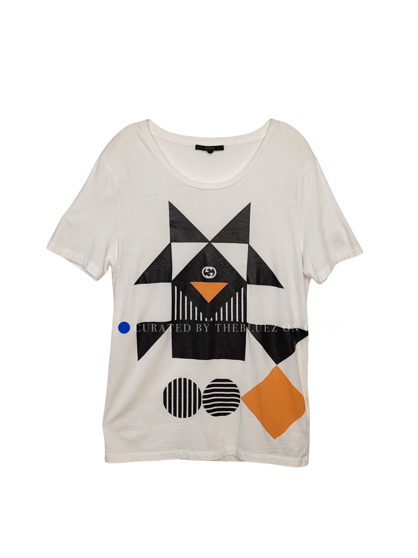 Gucci White Geometric Print Short Sleeve Shirt Size US XL / EU 56 / 4 - 1 Thumbnail