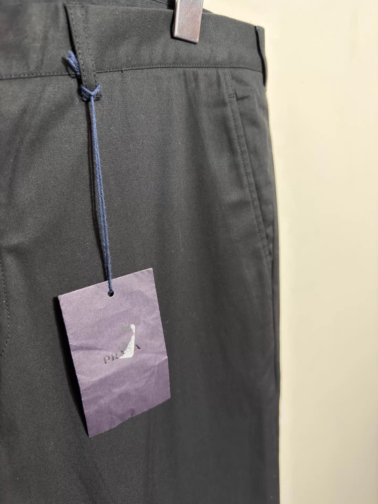 Prada Prada Straight Fit Cotton Blend Trousers 54 Size US 38 / EU 54 - 3 Thumbnail