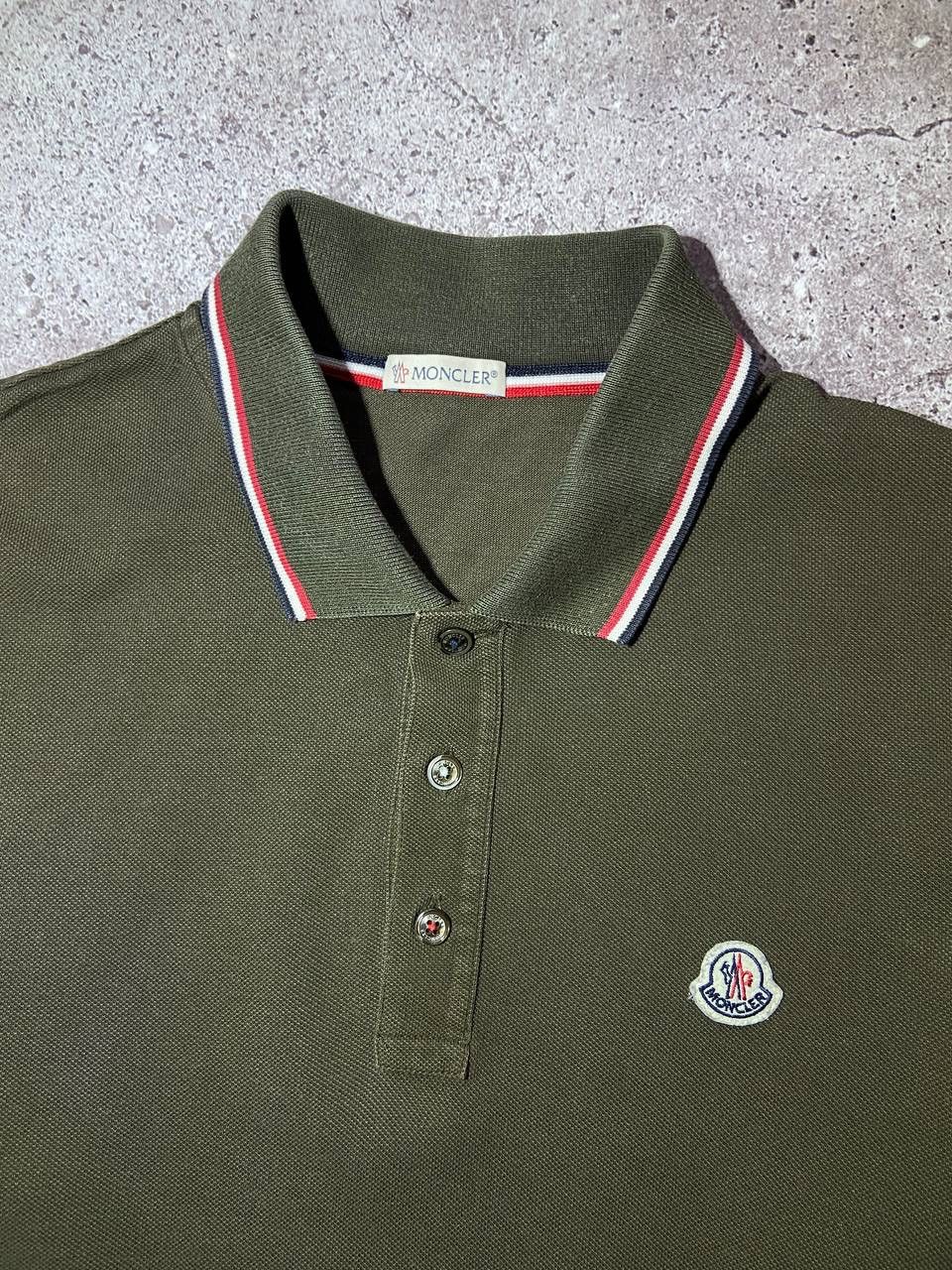 Moncler Moncler Green Polo T-Shirt Basic small logo Size US M / EU 48-50 / 2 - 3 Thumbnail