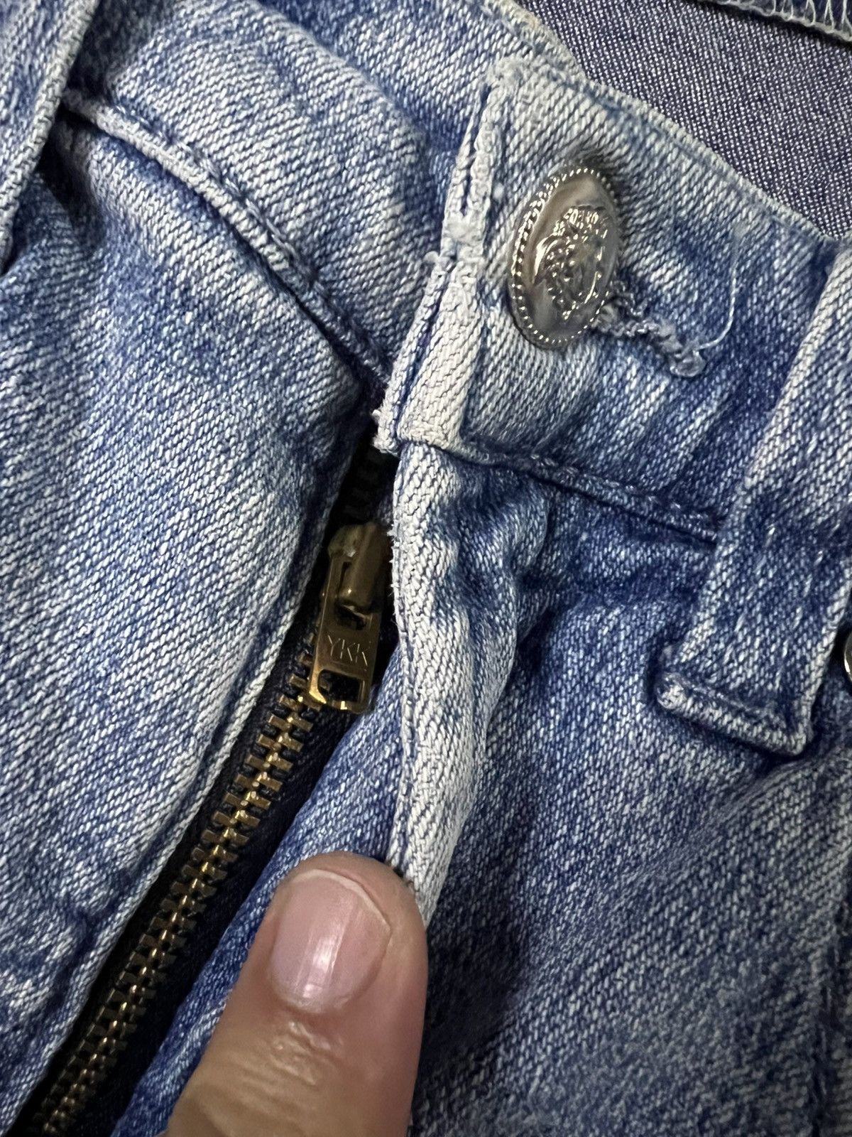 Versace Jeans Couture 💥Versace Jean Couture Faded Jean Size 26" / US 2 / IT 38 - 18 Thumbnail