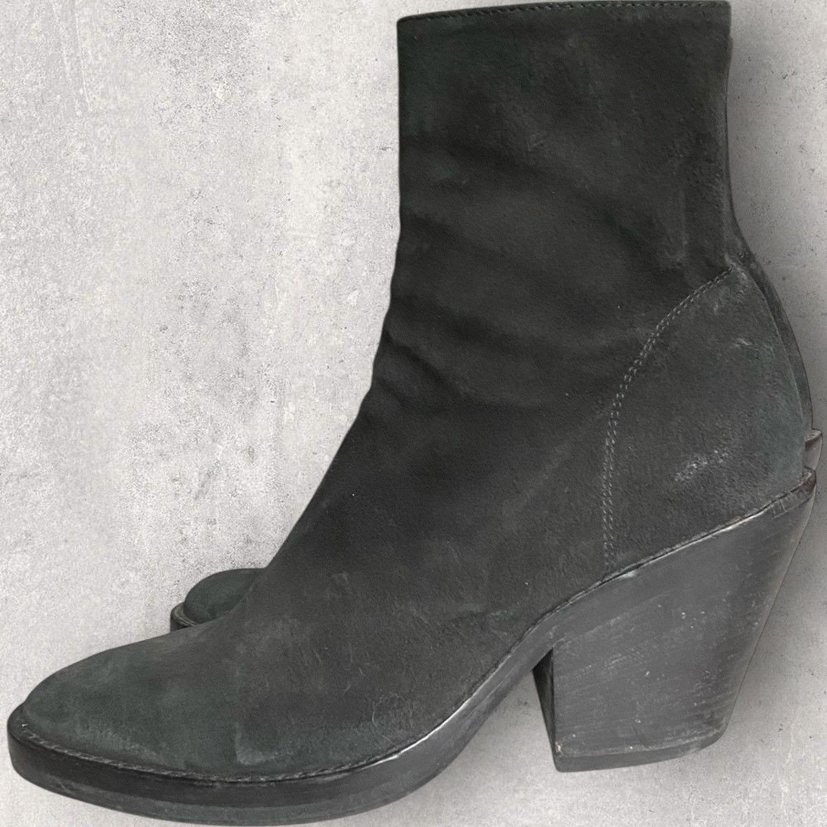 Ann Demeulemeester Suede Cuban Heel Boots Size US 8 / EU 41 - 4 Thumbnail