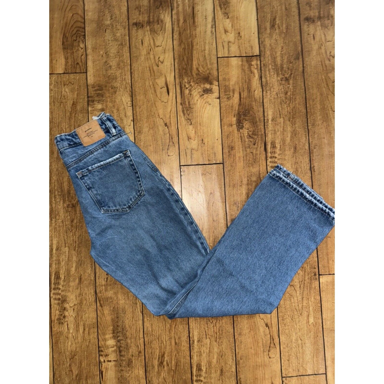 Stradivarius VINTAGE Stradivarius Denim Jeans Flare USA 6 Blue 27x33 Women Jeans Flared Denim USA 27x33 Regular 6 Blue Womens Size 28" / US 6 / IT 42 - 2 Thumbnail
