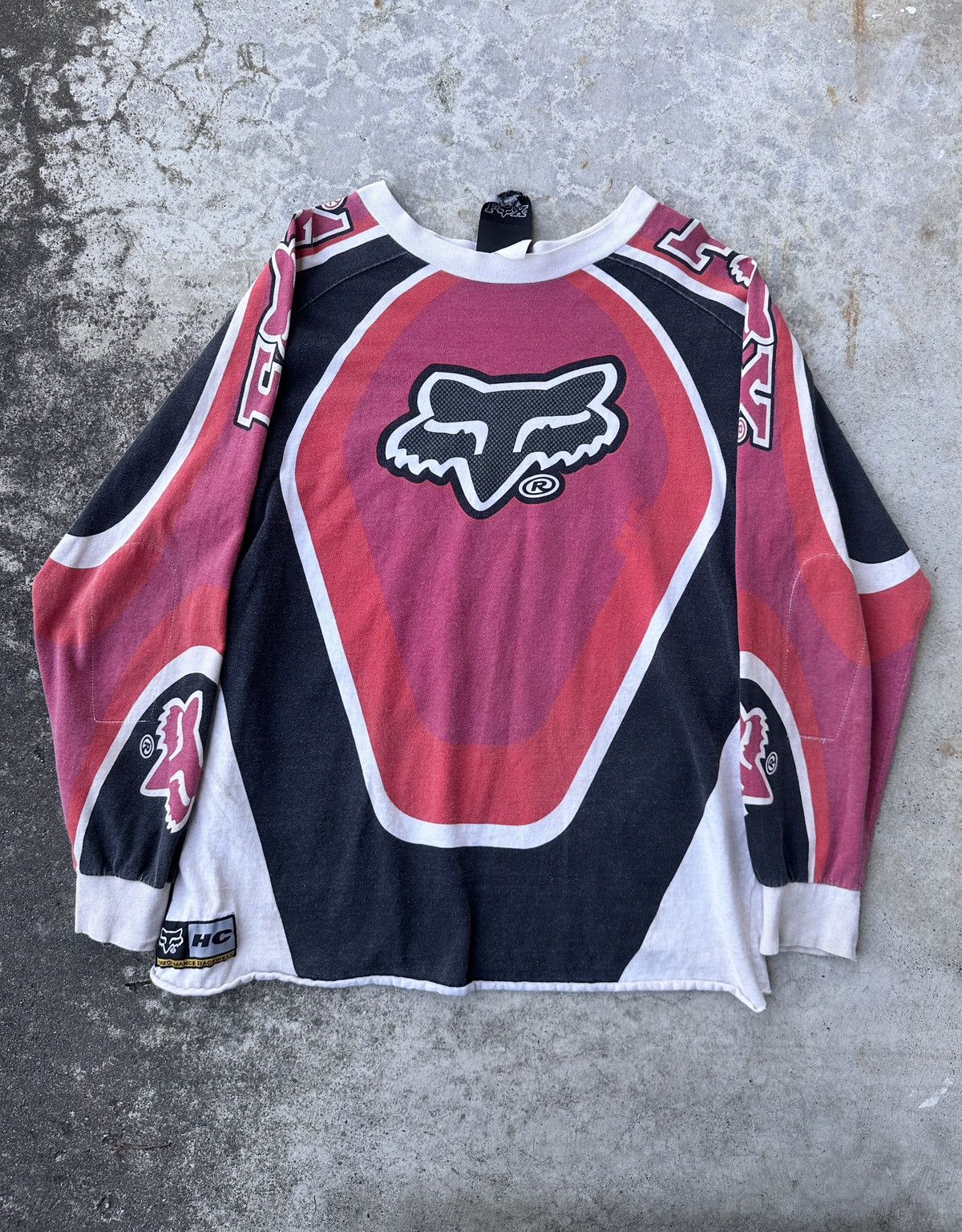 Fox Racing Fox Dirt bike Racing Trashed mud splatter long sleeve tee Size US XL / EU 56 / 4 - 1 Thumbnail