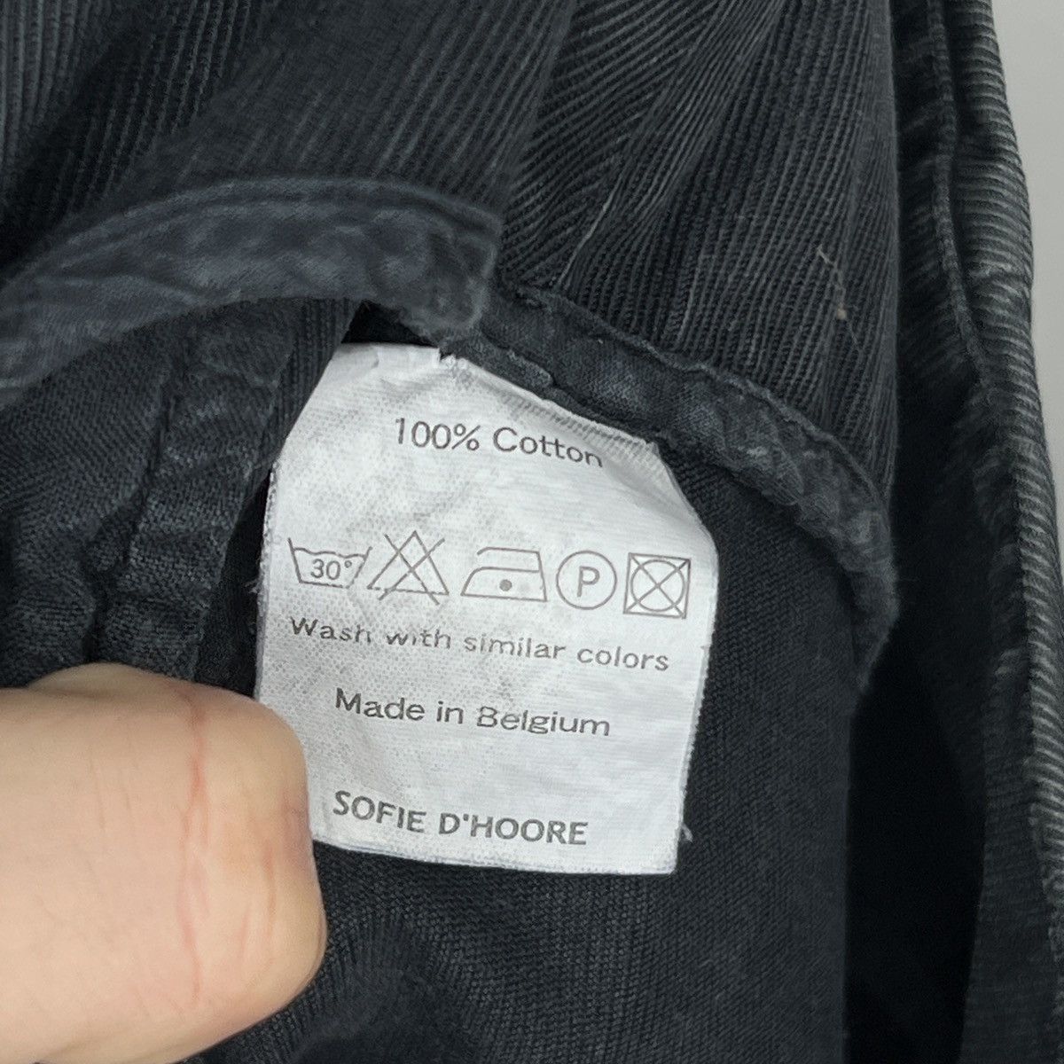 Designer × SOFIE D'HOORE × Vintage Vintage Black Baggy Trousers Size 26" / US 2 / IT 38 - 9 Thumbnail