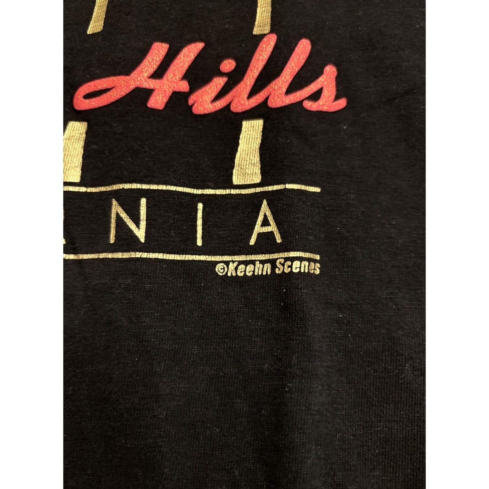 Vintage VINTAGE Beverly Hills 90s Single Stitch T Shirt Black Size L Oneita Men EUC Tags Size US L / EU 52-54 / 3 - 3 Thumbnail