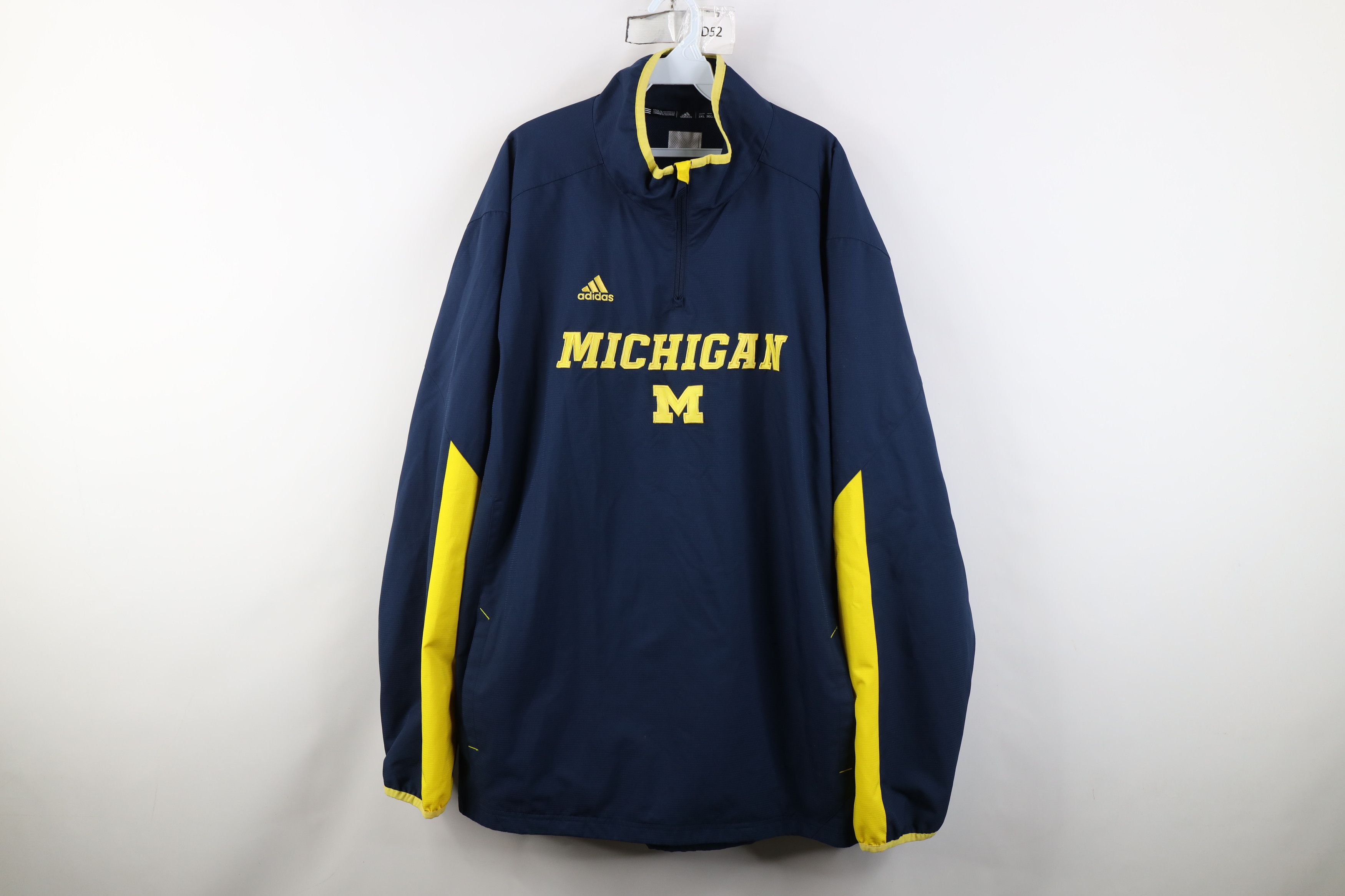 Adidas Adidas University of Michigan Football Windbreaker Jacket Size US XXL / EU 58 / 5 - 1 Thumbnail