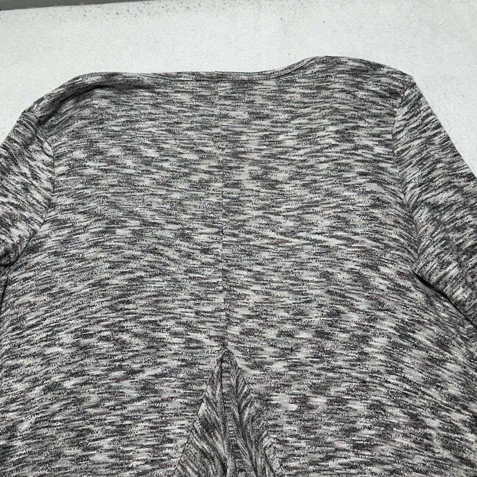 Other Knox Rose Large Waterfall Cardigan Duster Sweater Gray Size L / US 10 / IT 46 - 11 Thumbnail