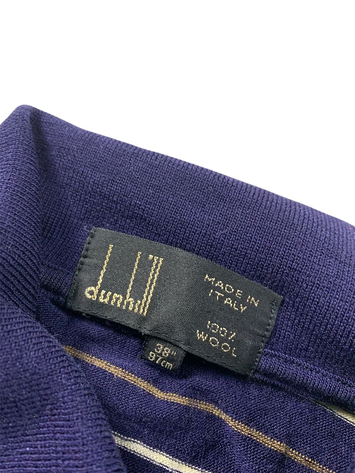 Alfred Dunhill Dunhill L/S stripe Polo shirt Size US S / EU 44-46 / 1 - 5 Thumbnail