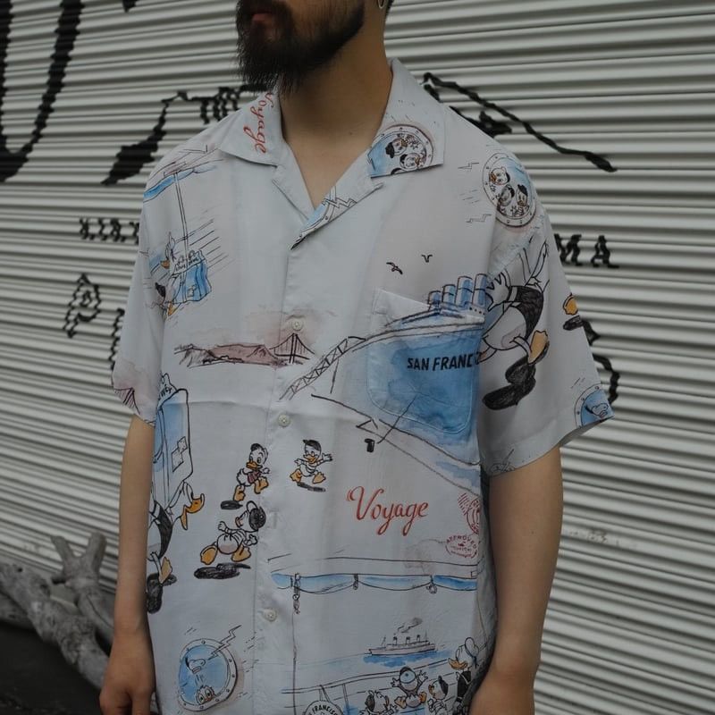 Porter Classic PORTER CLASSIC 24ss DISNEY M&F PC ORIGINAL ART ALOHA SHIRT Size US S / EU 44-46 / 1 - 3 Thumbnail