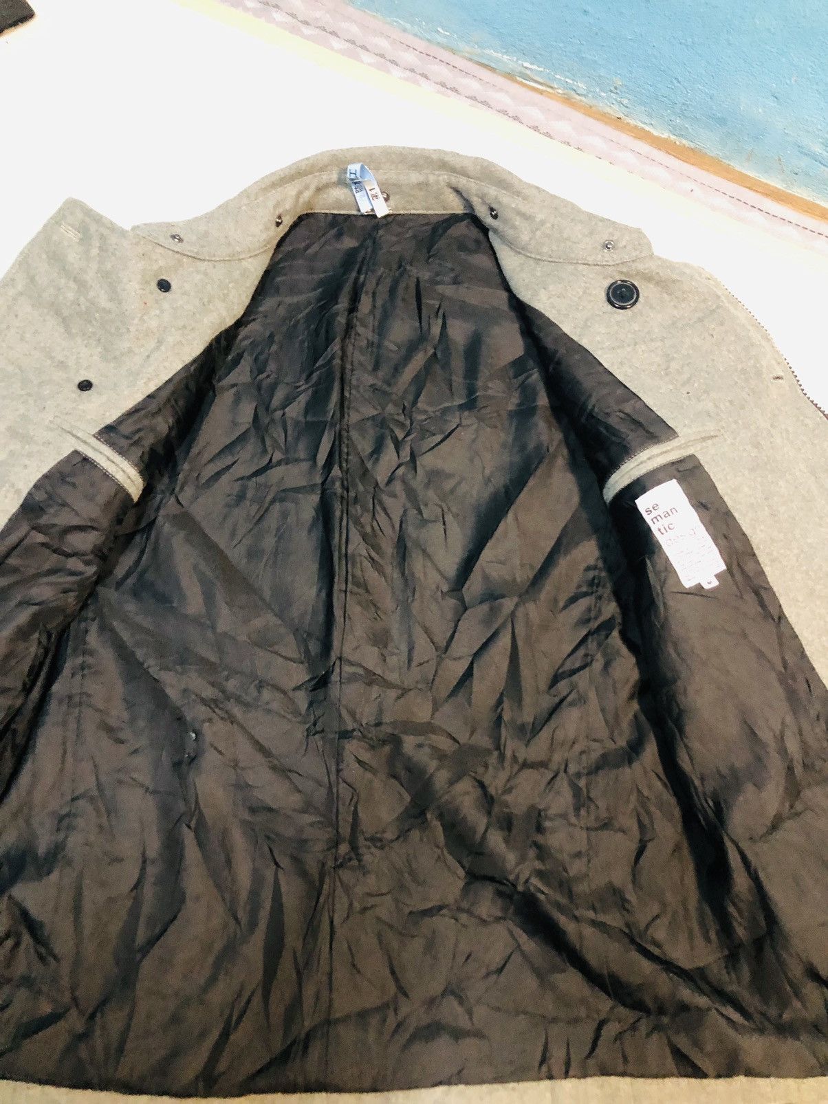 Japanese Brand Semantic Jacket With Zip And Double Buttons (14) Size US M / EU 48-50 / 2 - 6 Thumbnail