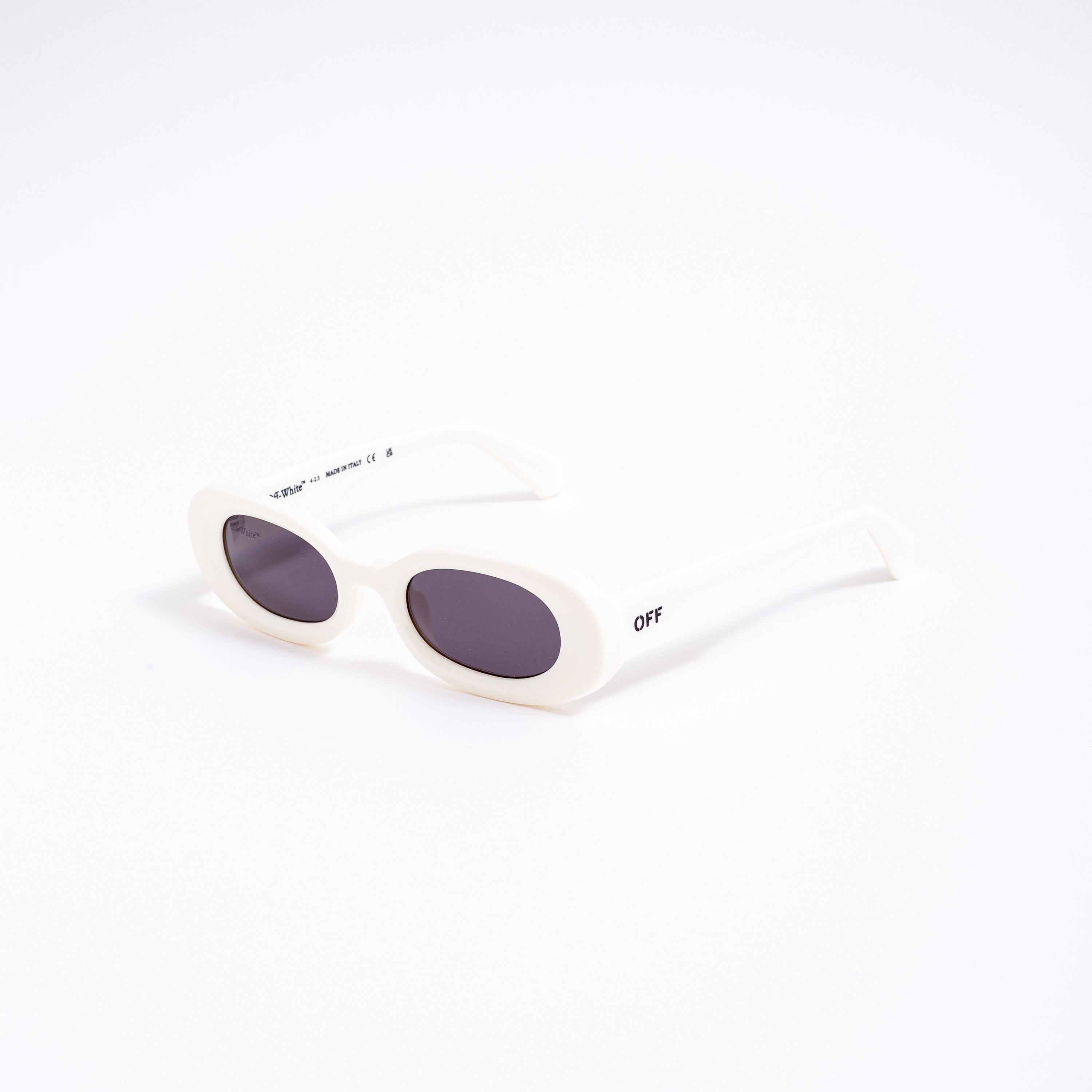 Off-White OFF WHITE Amalfi Oval-Frame Sunglasses WHITE Size ONE SIZE - 1 Thumbnail