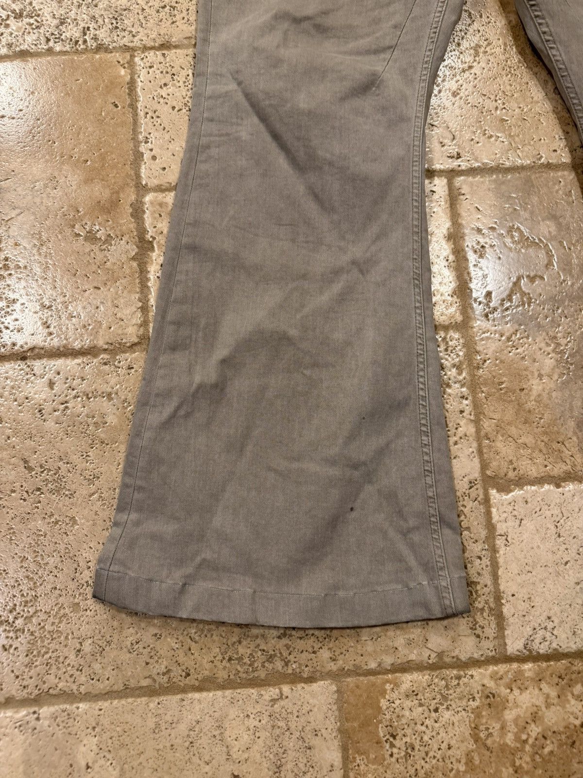 Rick Owens Drkshdw Rick Owens Drkshdw Dust Bolan Bootcut Gray Flare Denim Jeans Size US 36 / EU 52 - 2 Thumbnail