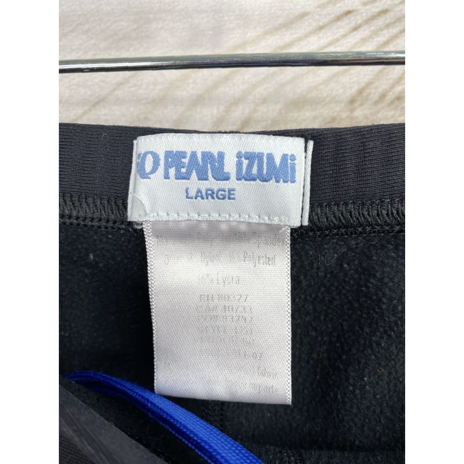 PEARL iZUMi Pearl Izumi Cycling Pants L Black Ankle Zip Therma Fleece Reflective Women XS? Wait Size 36" / US 14 / IT 50 - 6 Thumbnail