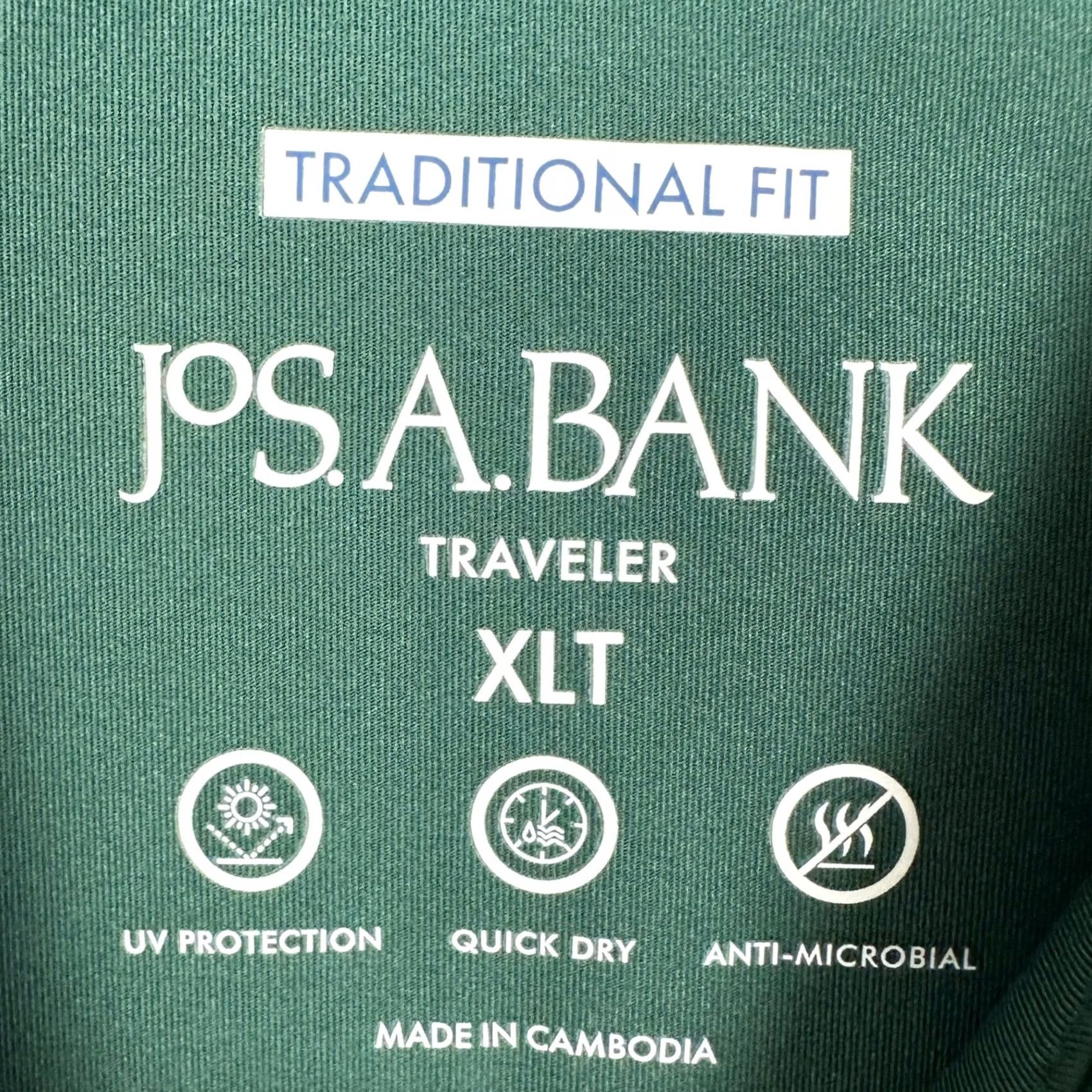 Jos. A. Bank Jos A Bank Traveler Polo Shirt Mens XL Tall Green Traditional Fit Golf Rugby EUC Size US XL / EU 56 / 4 - 4 Thumbnail