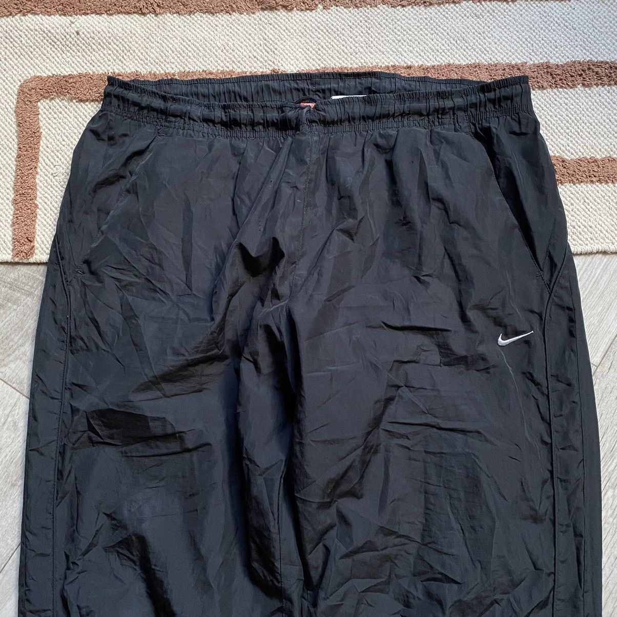 Nike × Vintage NIKE Y2K DRILL SWOOSH TRACK NYLON PANTS Size US 36 / EU 52 - 3 Thumbnail