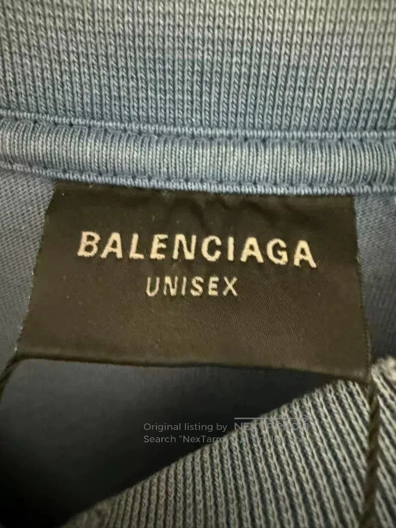 Balenciaga Balenciaga Blue Tape Short Sleeve S. Size US S / EU 44-46 / 1 - 3 Thumbnail