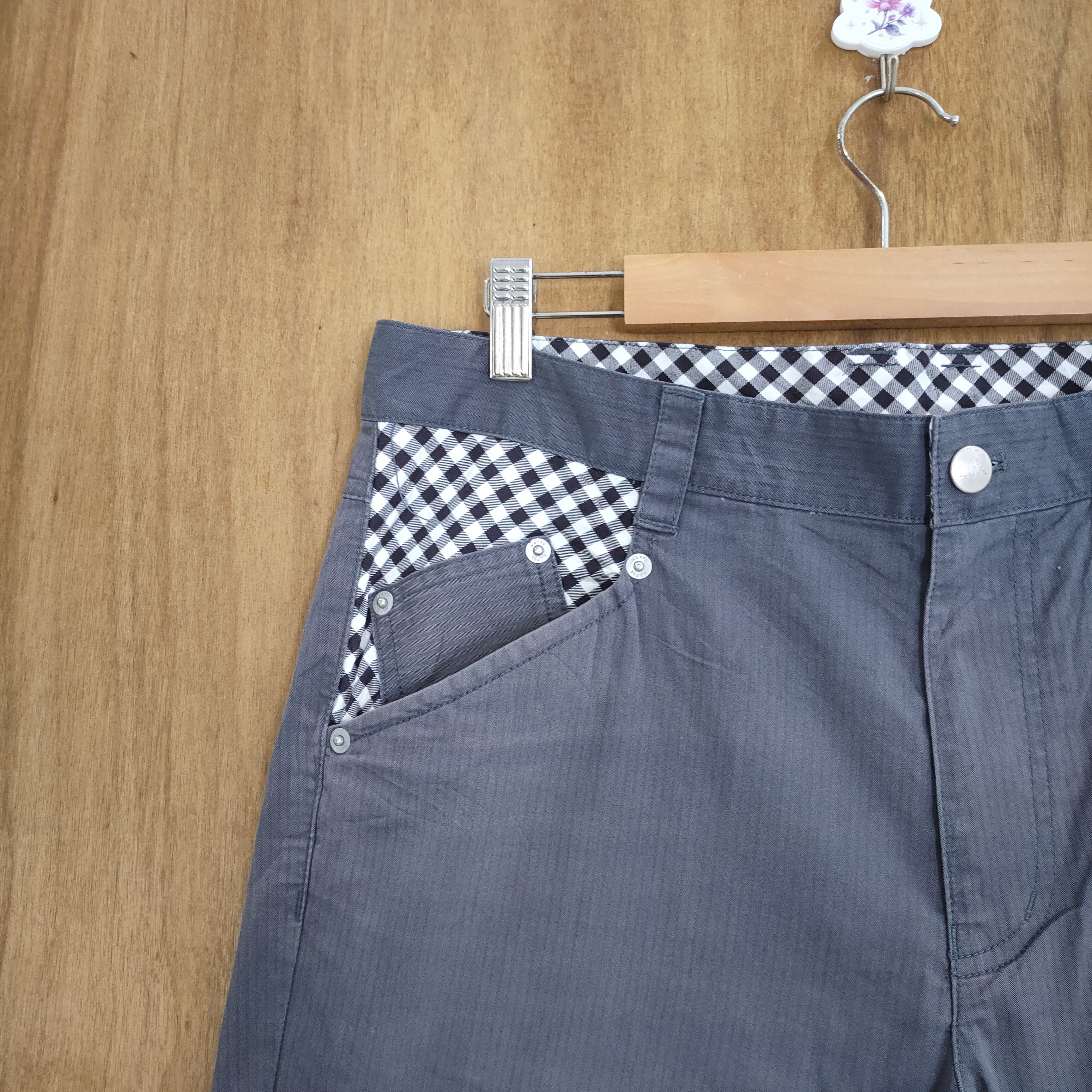 Kappa KAPPA GREY TROUSER CHINO PANTS Size US 34 / EU 50 - 5 Thumbnail
