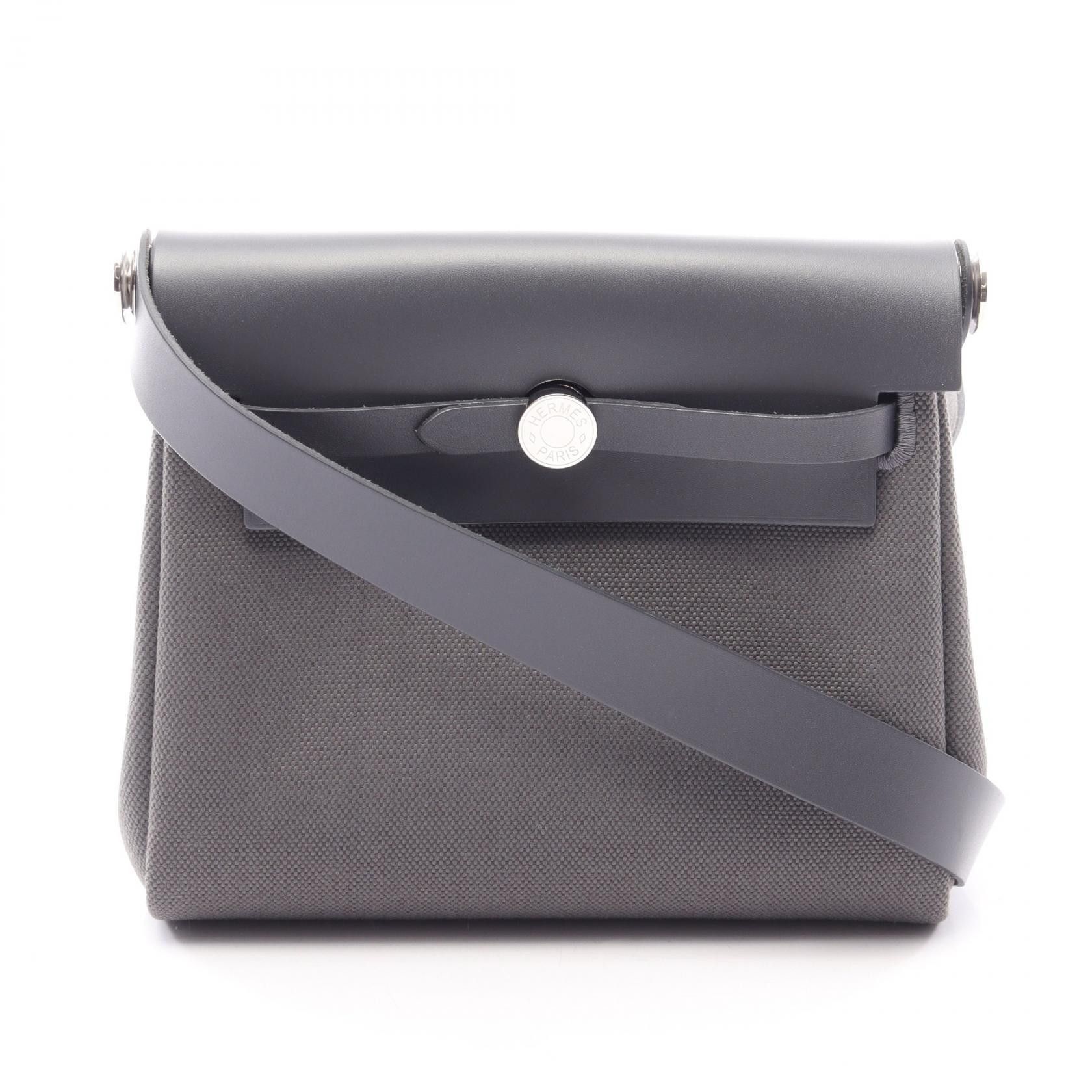 Hermes Hermes Hermes Herbag Zip Mini Toile H Vache Hunter Shoulder Bag Leather Shoulder Bag Stamp W (2024) DUTY FREE for USA Size ONE SIZE - 1 Thumbnail