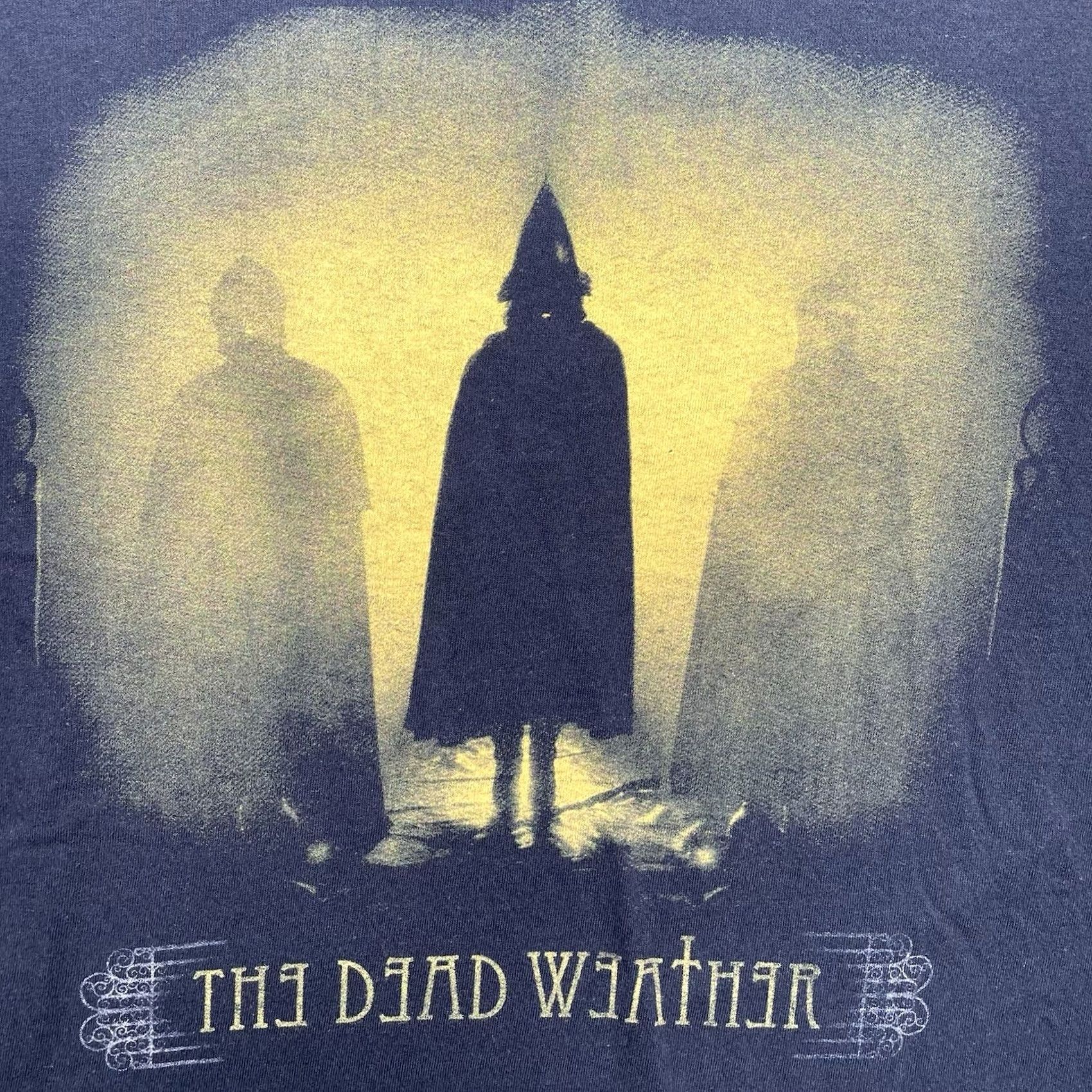 Vintage The Dead Weather Band Shirt Mens M Concert Black White Stripe Bay Island Rock T-Shirt Crew Neck Short Sleeve Size US M / EU 48-50 / 2 - 2 Thumbnail