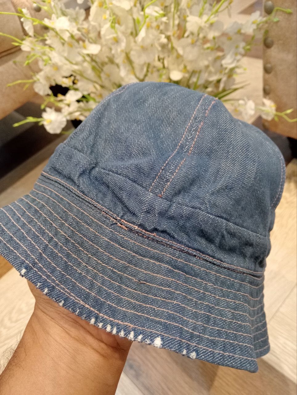 Denime DENIME JAPAN DNM SPORTS BLUE DENIM BUCKET HAT Size ONE SIZE - 10 Thumbnail
