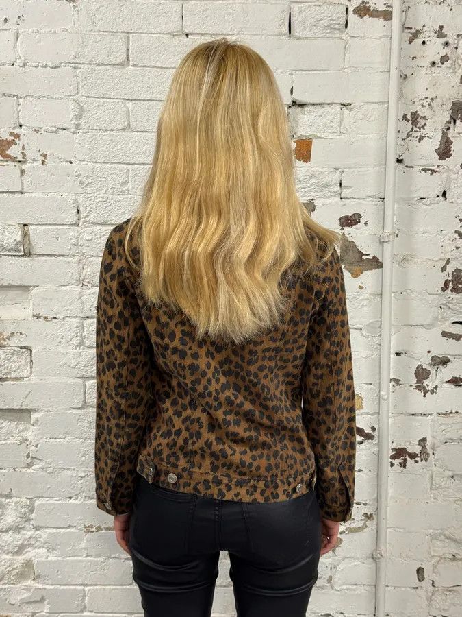 Vintage Sonia Ryckiel Brown Leopard Print Jacket Size S / US 4 / IT 40 - 3 Thumbnail