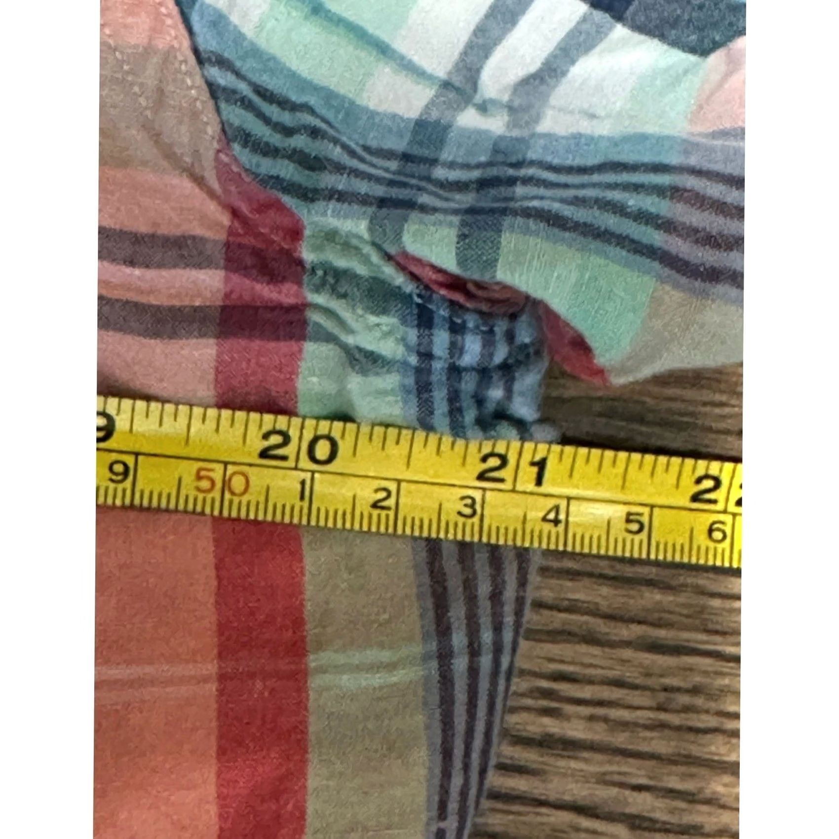 Polo Ralph Lauren Polo Ralph Lauren Shirt Mens L Plaid Linen Blend Western Cowboy Pearl Snap Size US L / EU 52-54 / 3 - 7 Thumbnail