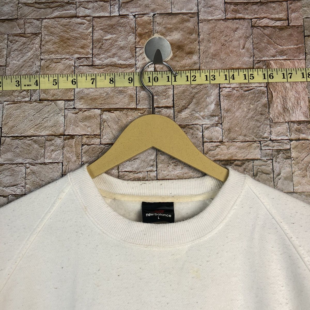 New Balance New Balance White Sweatshirt #A793 Size US M / EU 48-50 / 2 - 4 Thumbnail