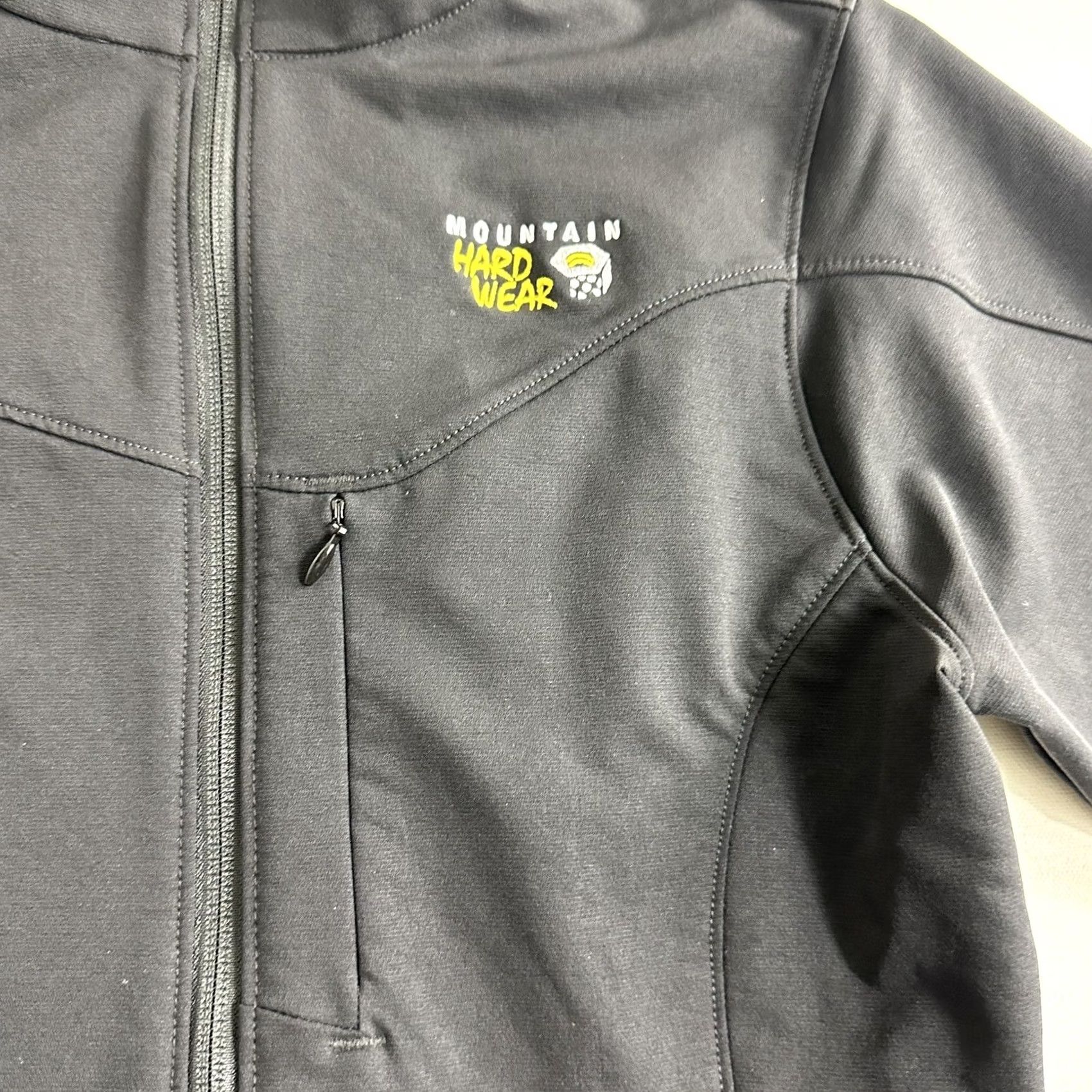 Mountain Hardwear MOUNTAIN HARDWARE Black Soft Shell Jacket Women Size Small Fleeced Lined Jacket Size S / US 4 / IT 40 - 3 Thumbnail