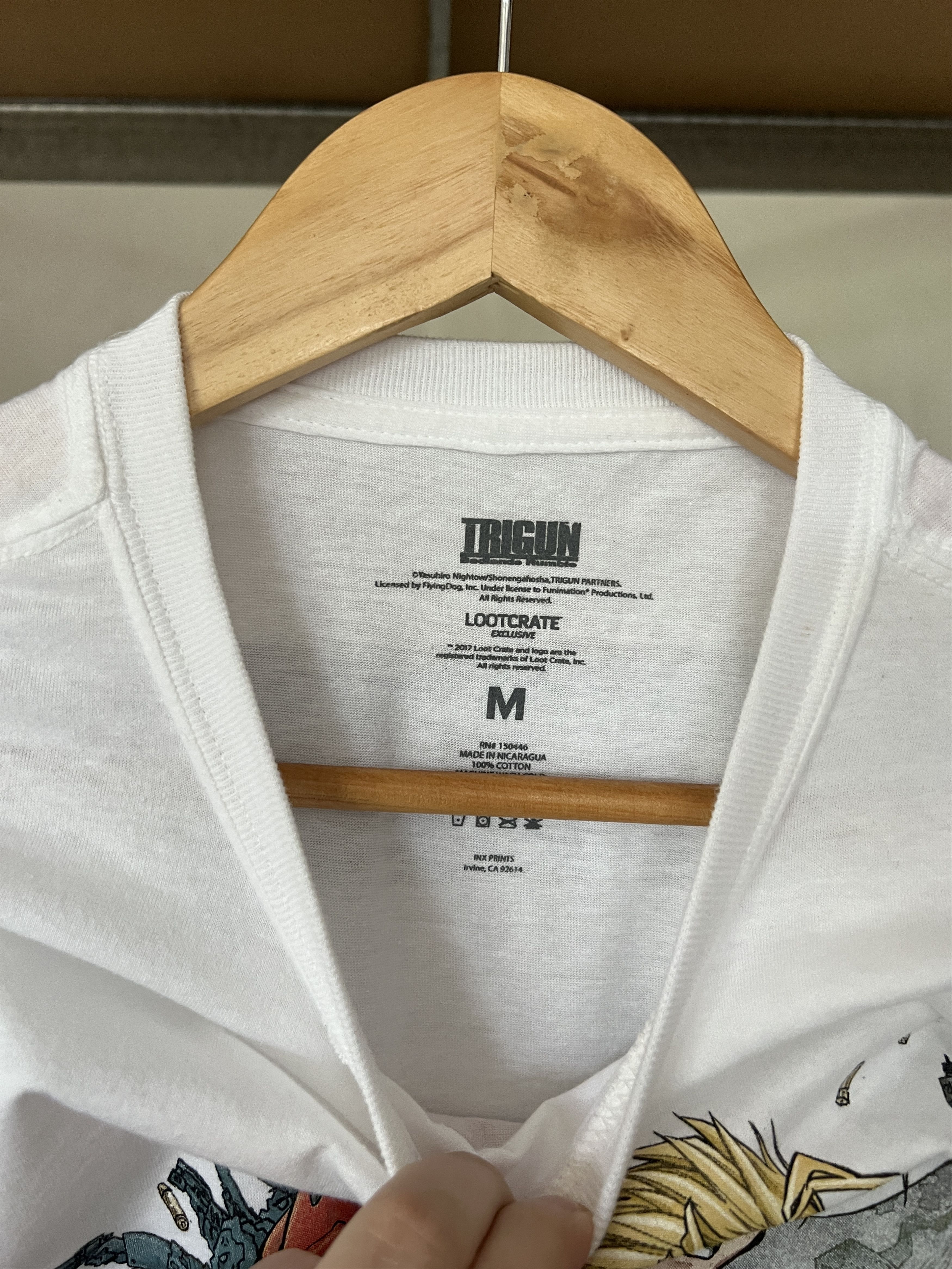Anime Trigun Badlands Rumble Vintage Anime Movie tee Size US M / EU 48-50 / 2 - 3 Thumbnail