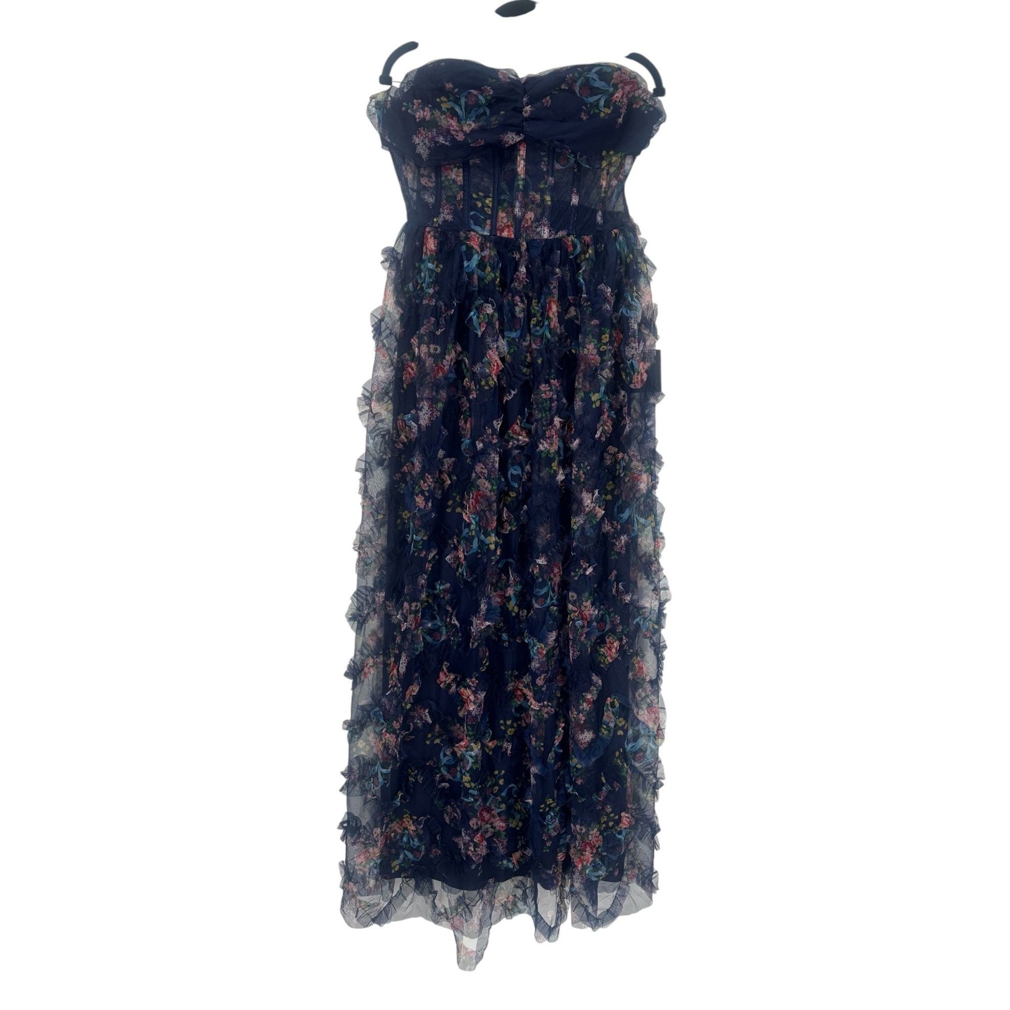 Lulus Lulus Gown - Floral Tulle Corset - XL - NWT Size XL / US 12-14 / IT 48-50 - 5 Thumbnail