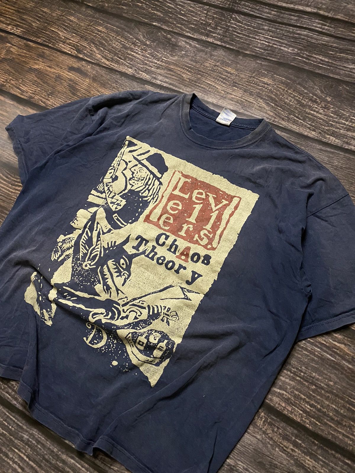 Band Tees × Gildan THE LEVELLERS VINTAGE T-SHIRT Size US XXL / EU 58 / 5 - 3 Thumbnail