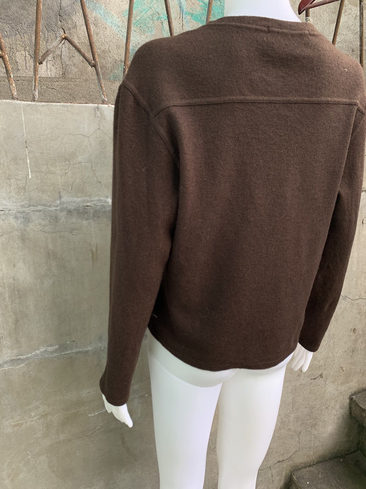 Prada Wool V Neck Sweater Size M / US 6-8 / IT 42-44 - 6 Thumbnail