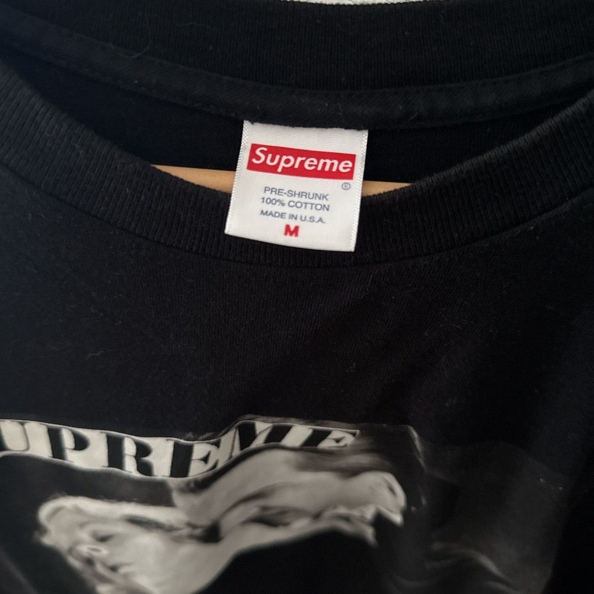 Supreme Used Supreme x Bela Lugosi Tee SS19 in Black M Size US M / EU 48-50 / 2 - 2 Thumbnail