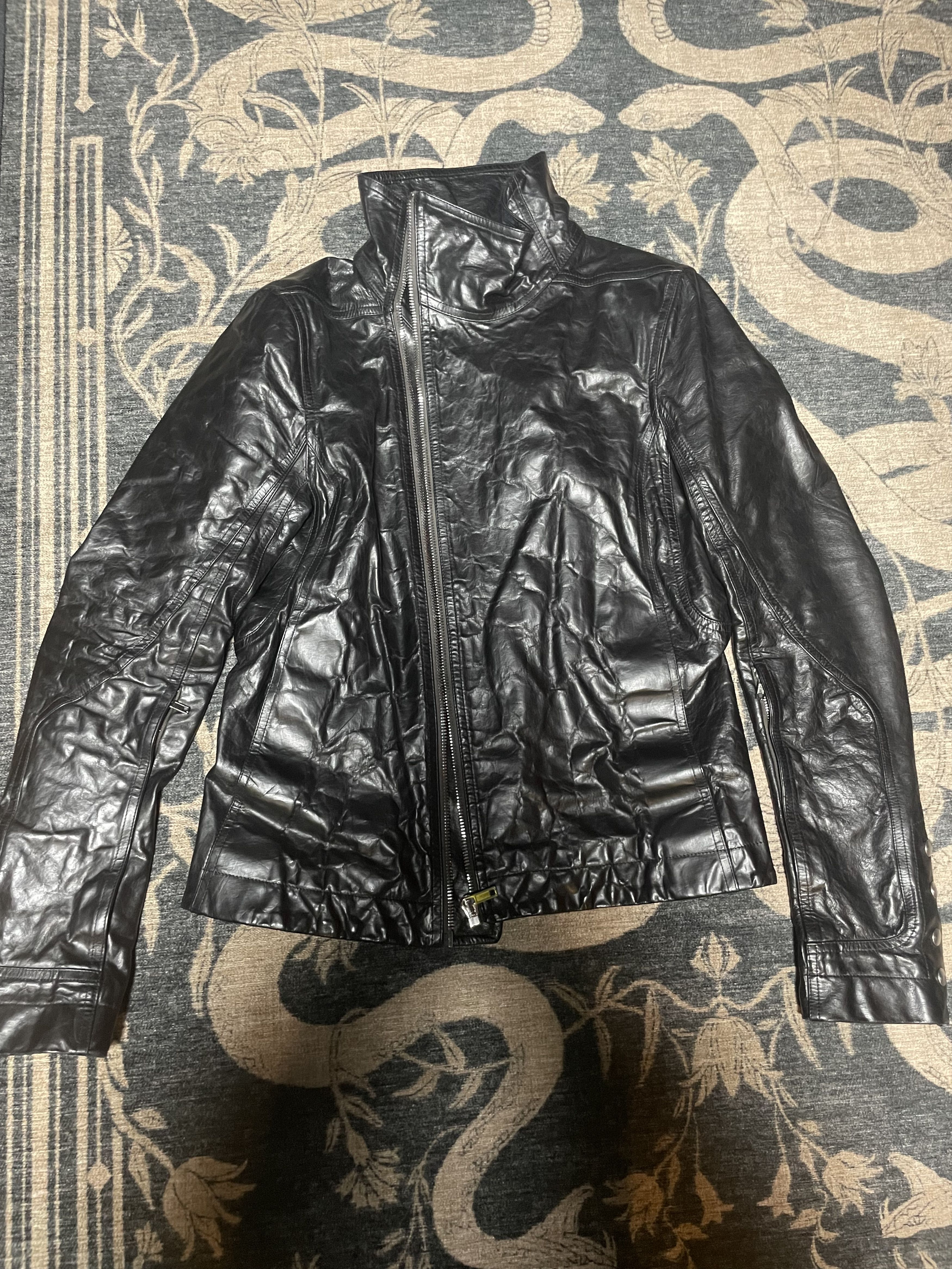Rick Owens rickowens calf leather jacket Size US M / EU 48-50 / 2 - 2 Thumbnail