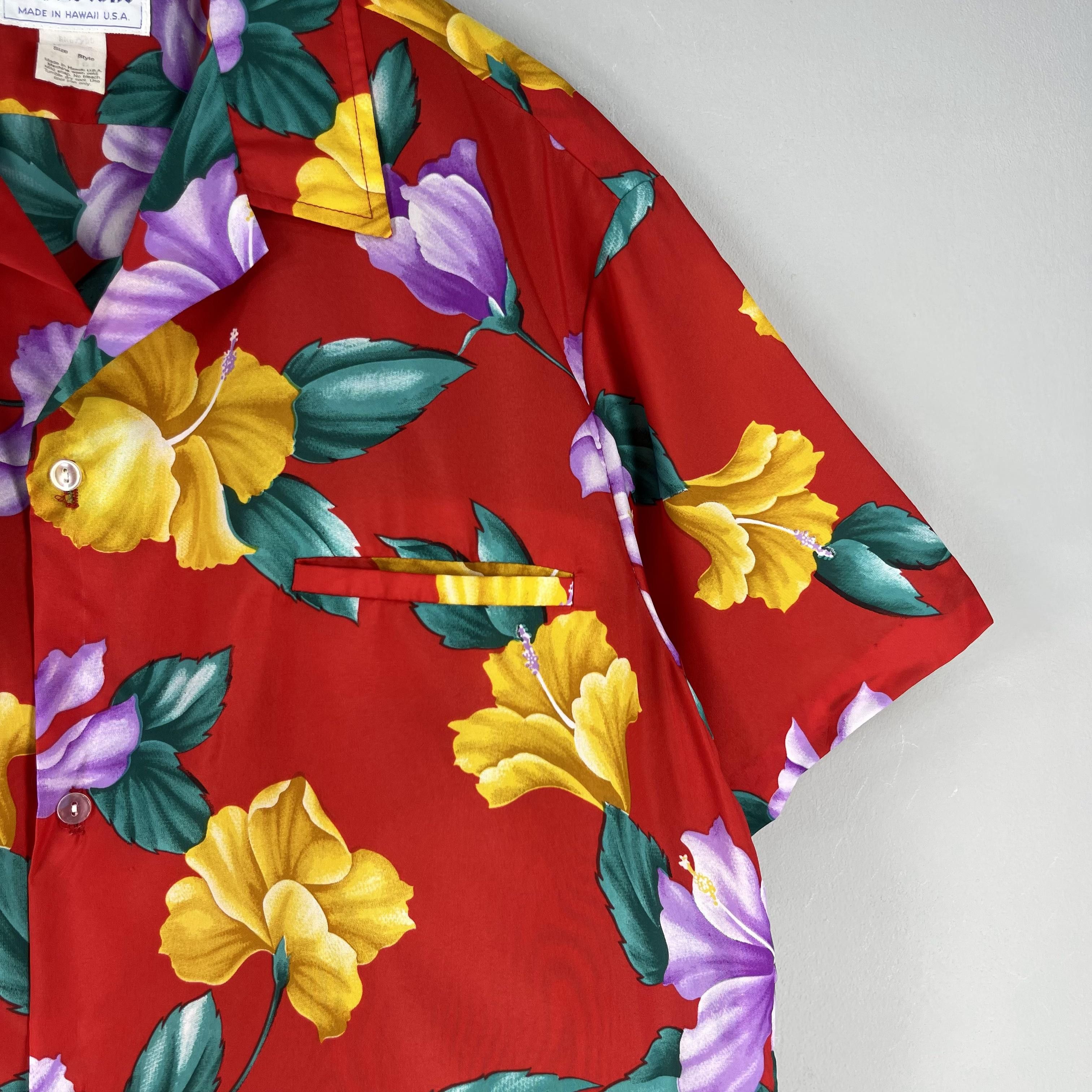 Vintage Vintage KAI NANI Beach Tropical Hibiscus Hawaii Shirt Size US L / EU 52-54 / 3 - 3 Thumbnail