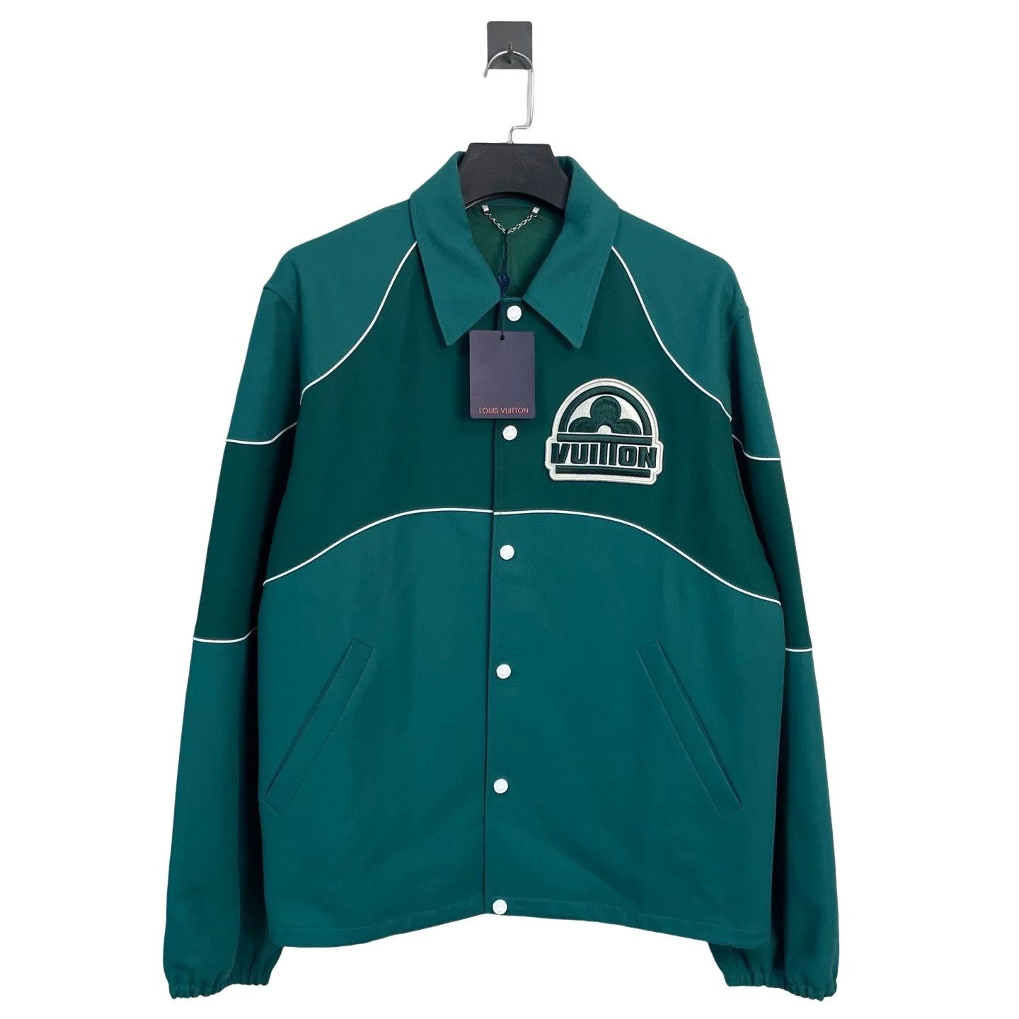 Louis Vuitton Louis Vuitton Green Logo Patch Coach Jacket Size 52 Size US L / EU 52-54 / 3 - 1 Thumbnail