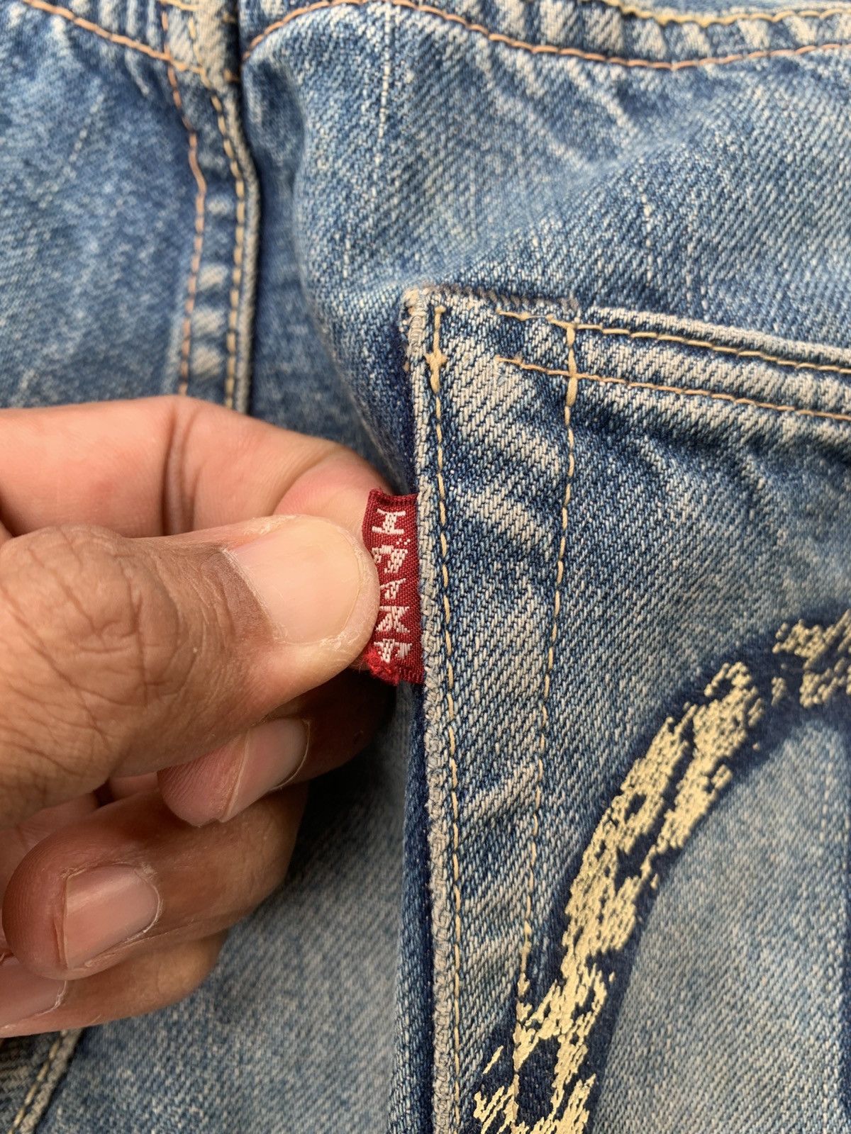 Evisu × Vintage Vintage Evisu Siotani Brothers Selvedge Jeans Size US 30 / EU 46 - 12 Thumbnail