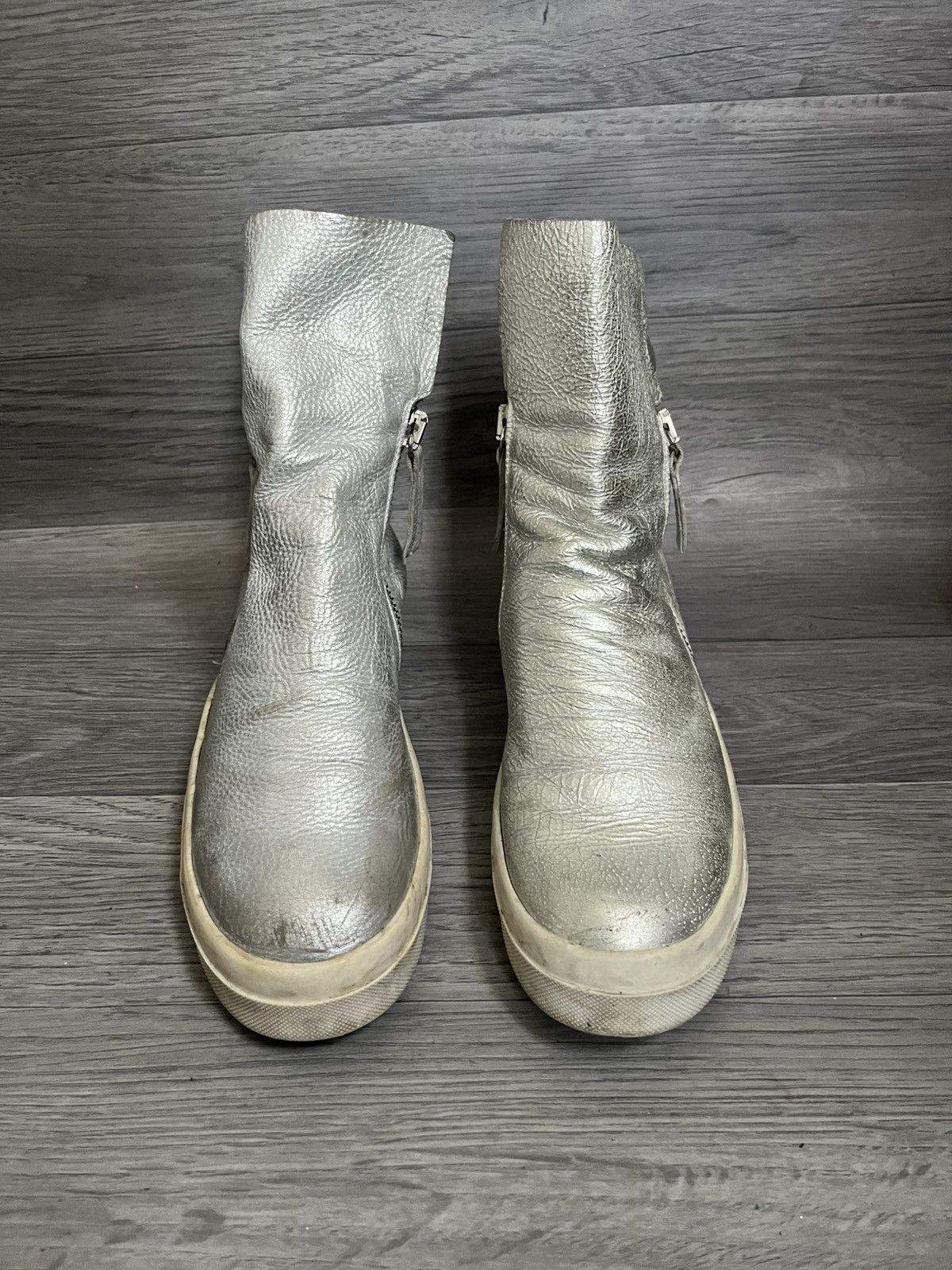 Cinzia Araia Cinza araia ,rick owens,drkshw style zipper shoes sz38 Size US 5 / EU 37 - 2 Thumbnail