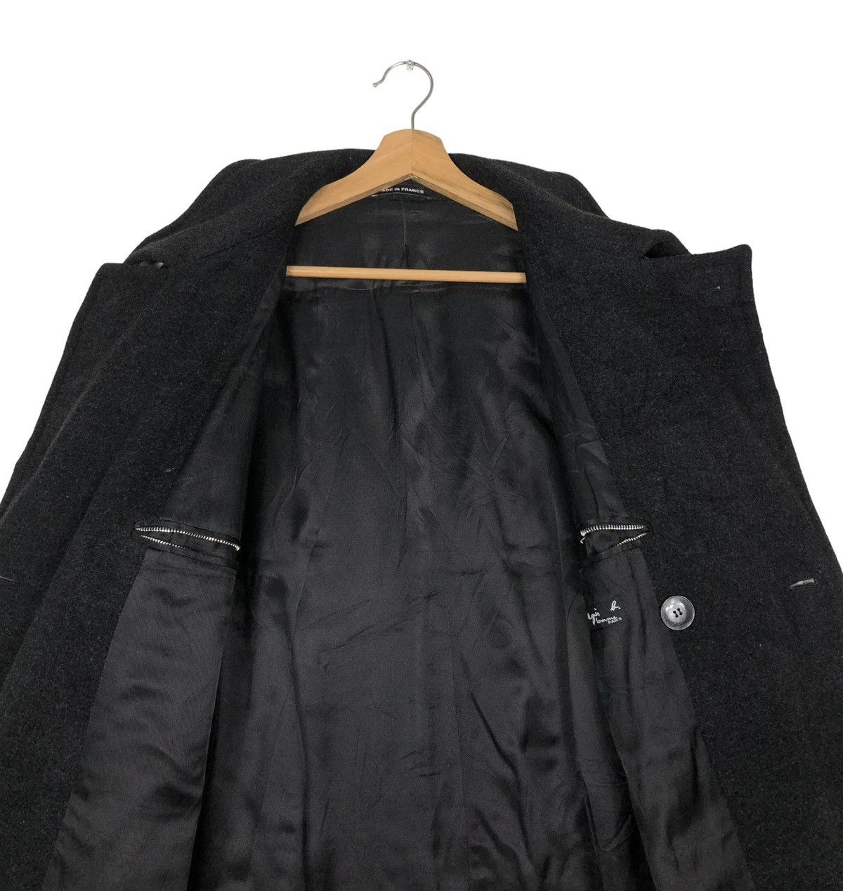 agnes b. 🔥VINTAGE WOOL HEAVY JACKET AGNES B. MADE IN FRANCE Size US M / EU 48-50 / 2 - 11 Thumbnail